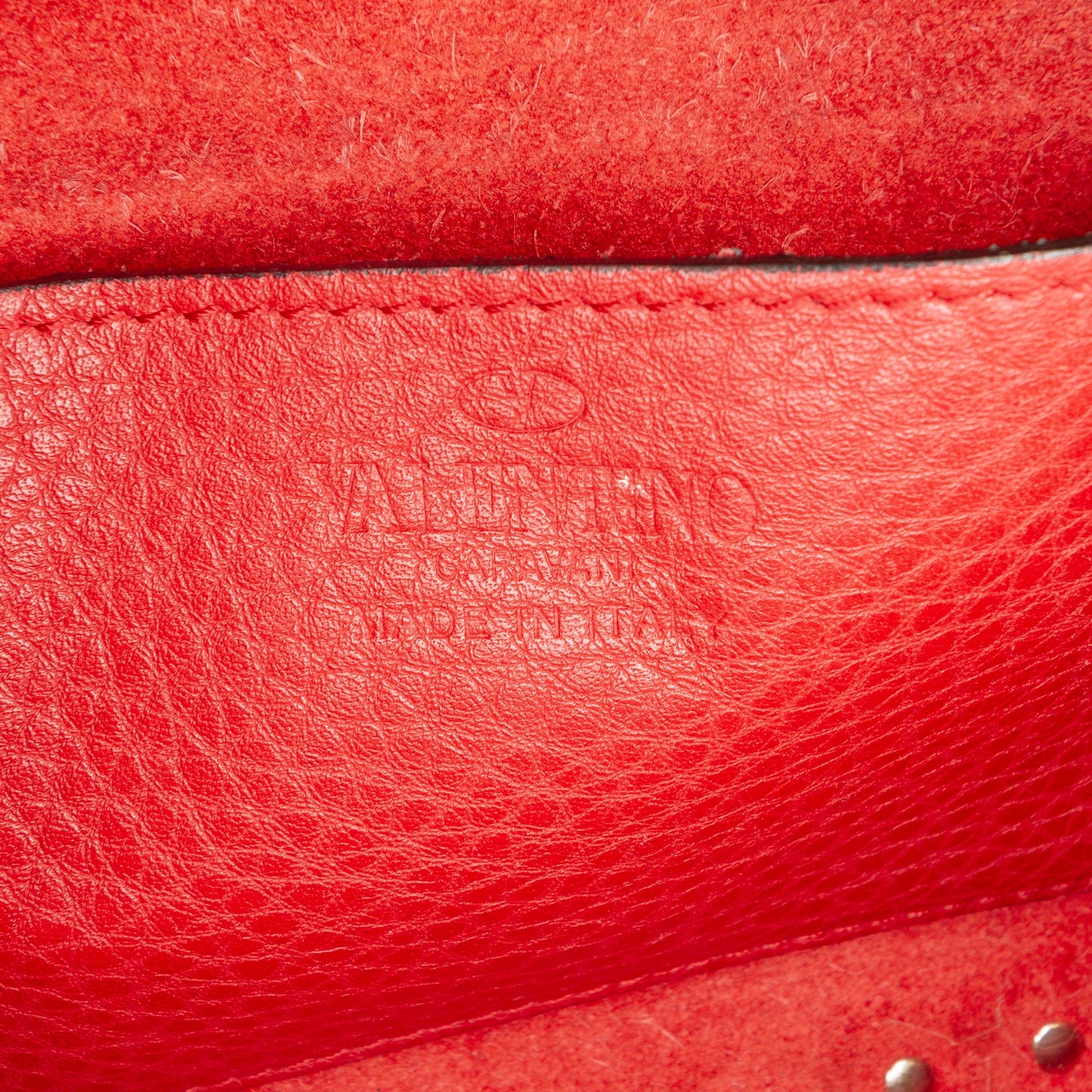 Valentino Grainy Calfskin Rockstud Camera Bag