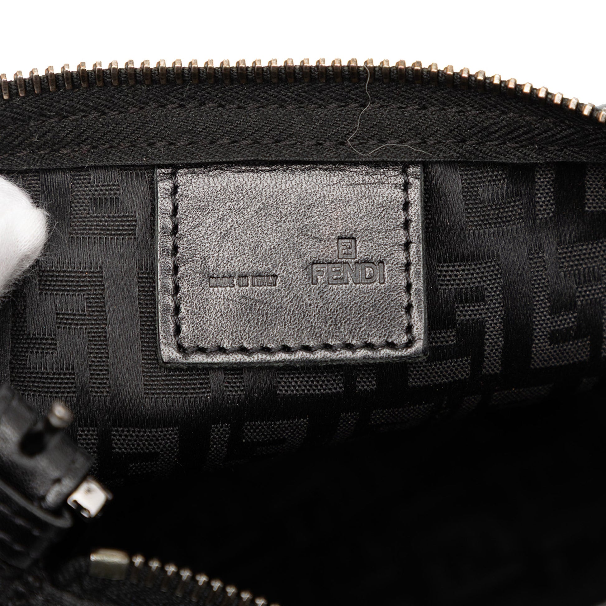 Fendi Zucchino Canvas Handbag