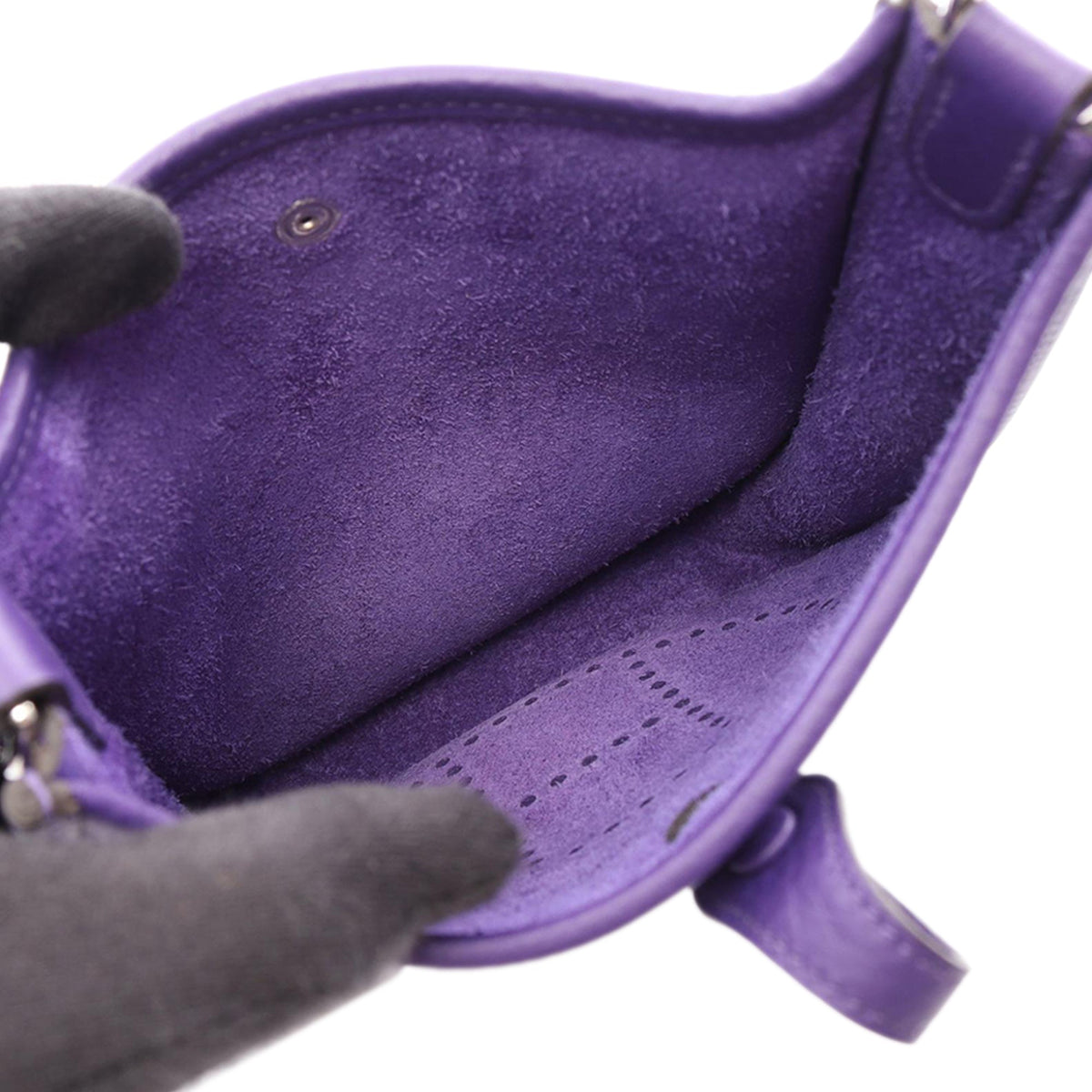 Hermès Clemence Amazone Evelyne TPM 16 — Purple