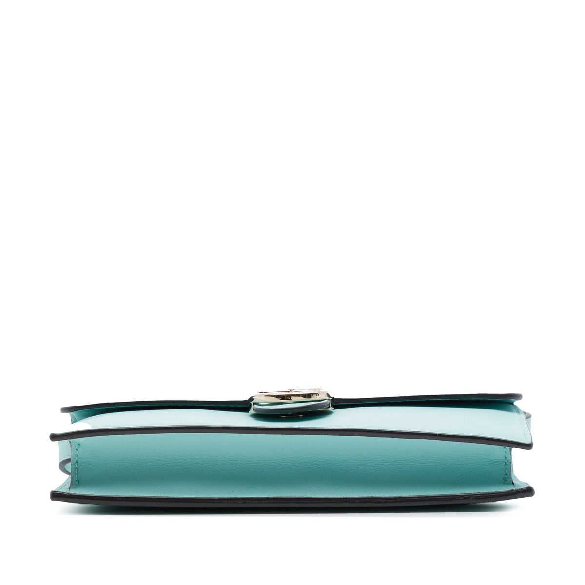 Gucci Calfskin Interlocking G Dollar Wallet On Strap