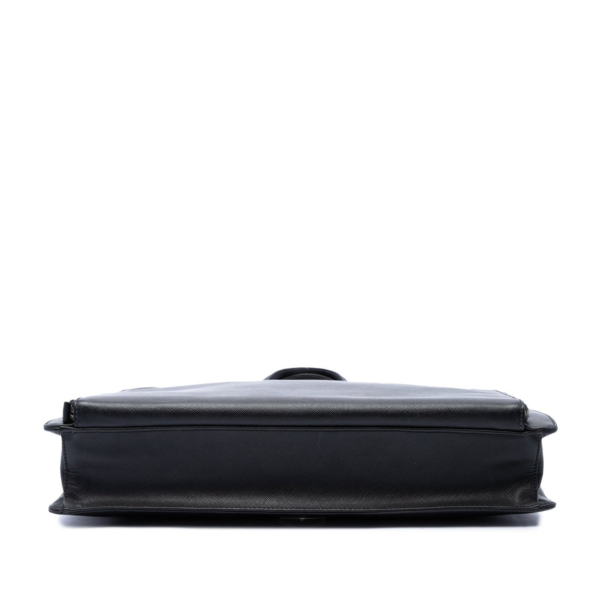 Prada Saffiano Business Bag — Black