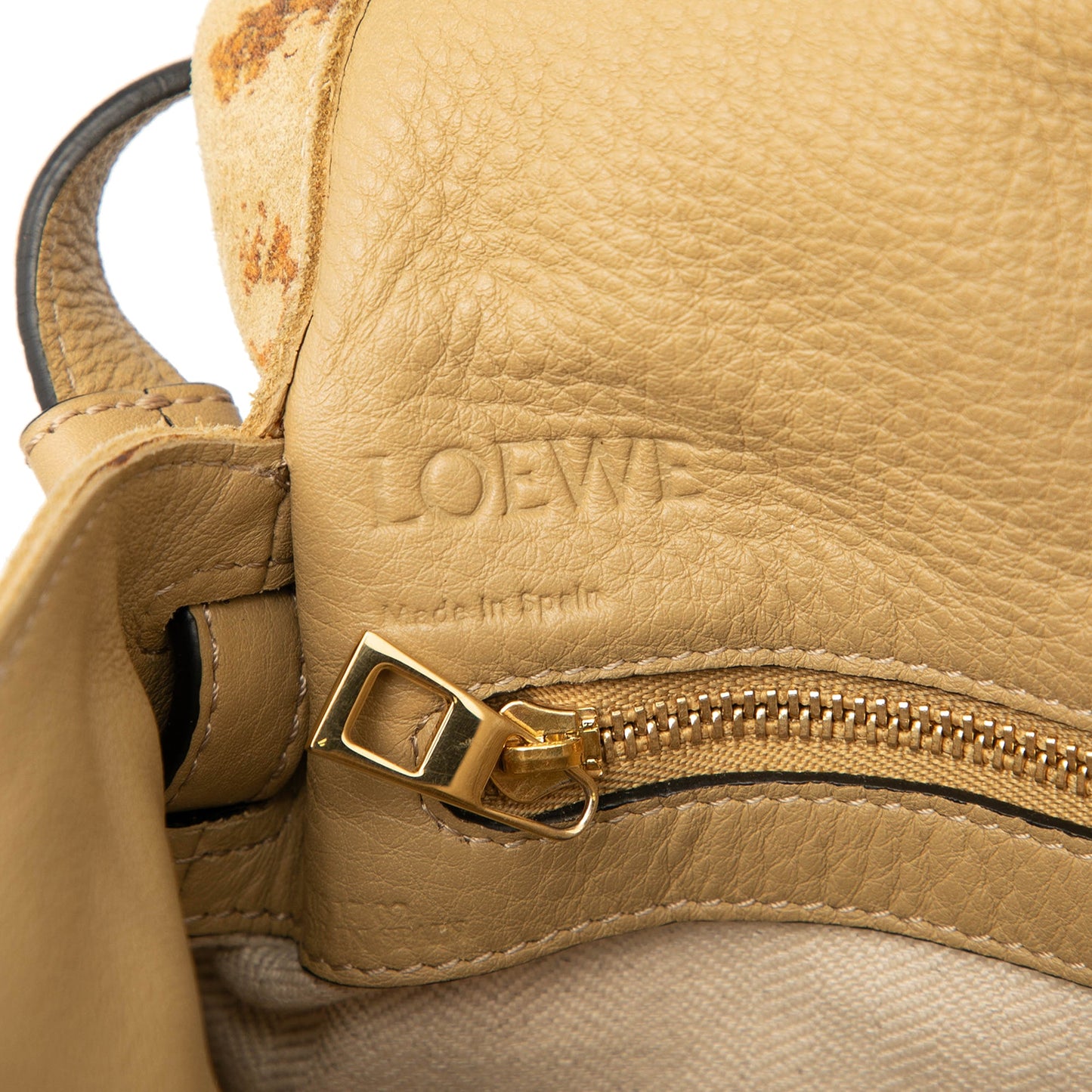 LOEWE Suede Tapestry Flamenco Knot Crossbody