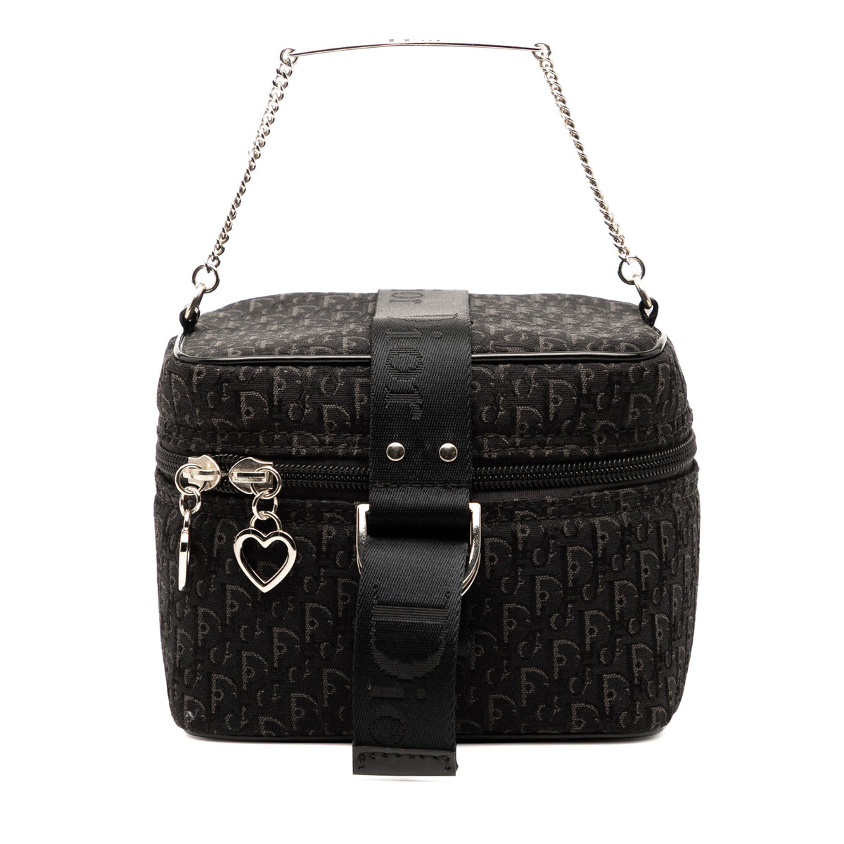 Dior Mini Diorissimo Trotter Canvas Vanity Bag