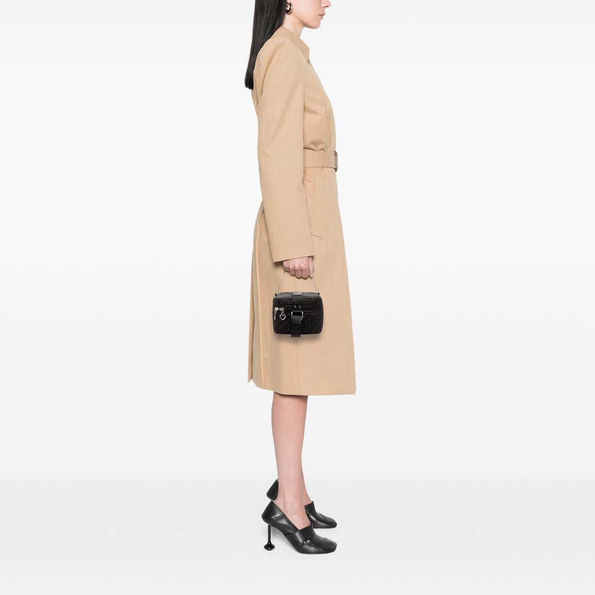 Dior Mini Diorissimo Trotter Canvas Vanity Bag
