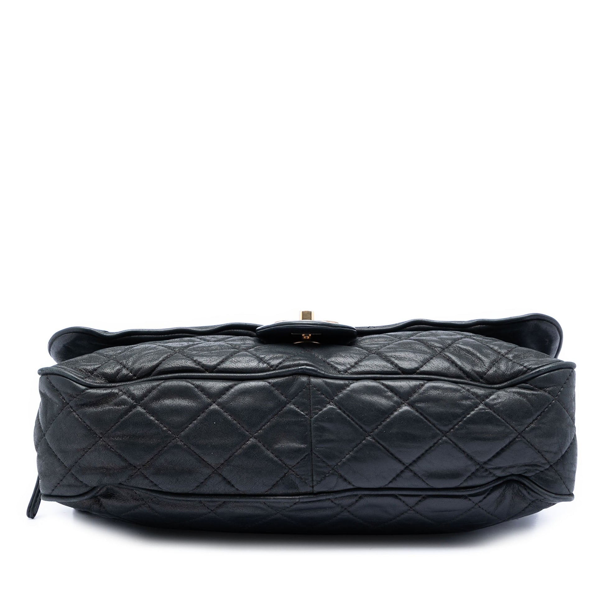Chanel Large Quilted Iridescent Calfskin Shiva Flap