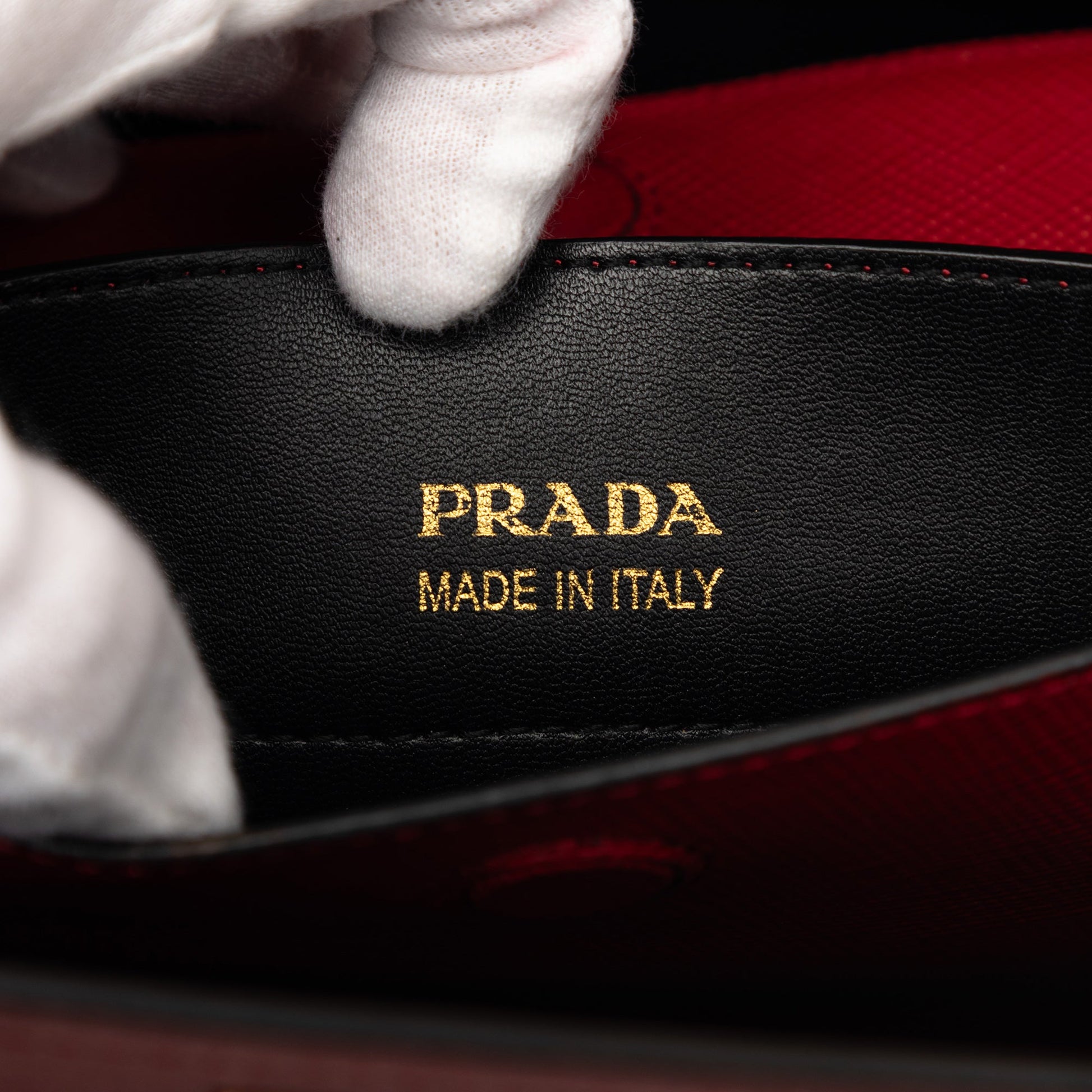 Prada Medium Saffiano Cuir Double Satchel
