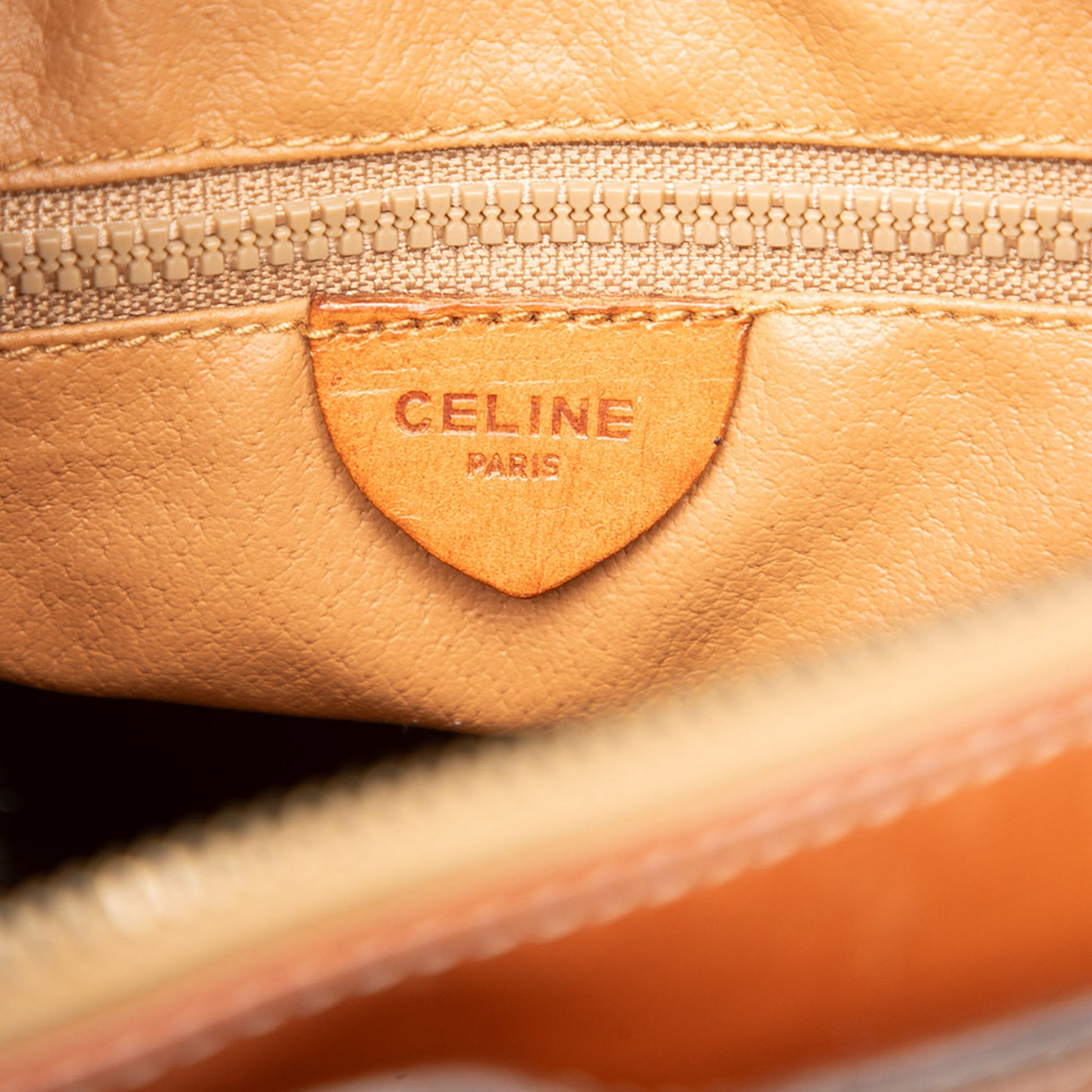 Celine Macadam Coated Canvas Bucket Bag