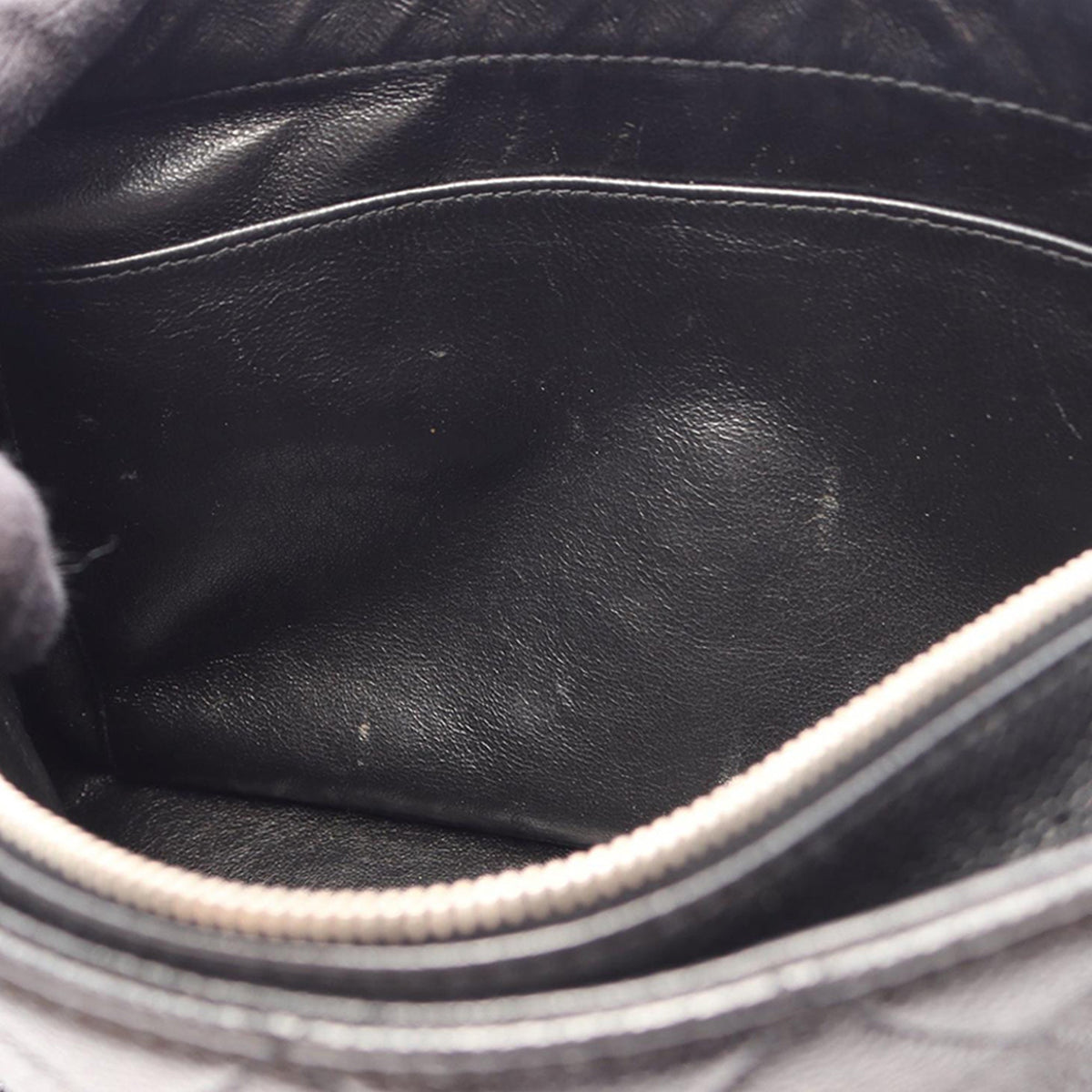 Chanel Paris Edinburgh Quilted Caviar Front Flap Pocket Tote