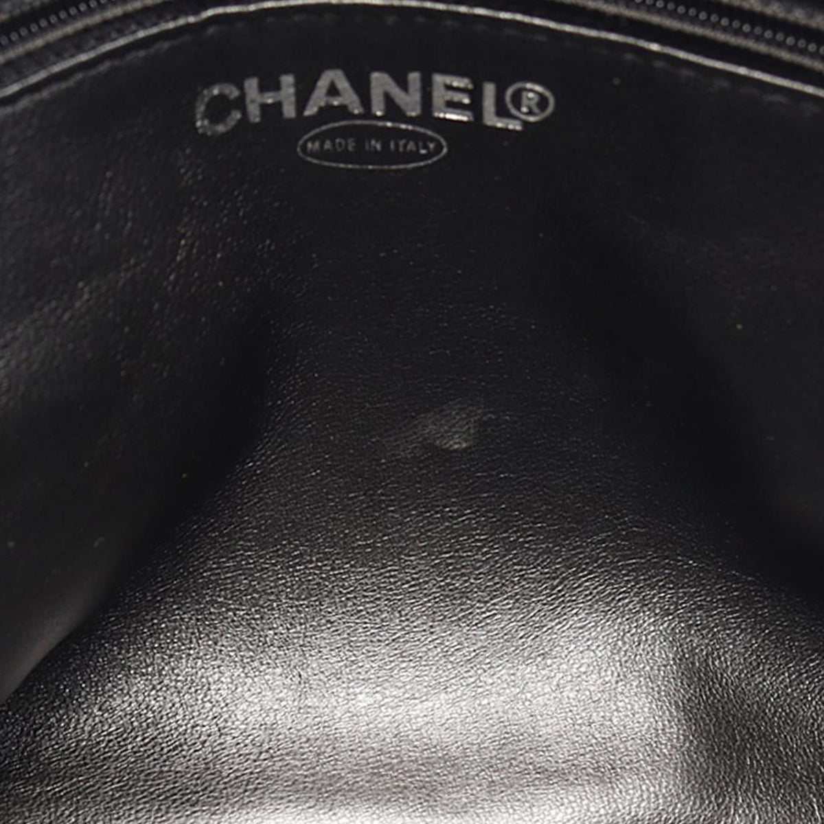 Chanel Paris Edinburgh Quilted Caviar Front Flap Pocket Tote