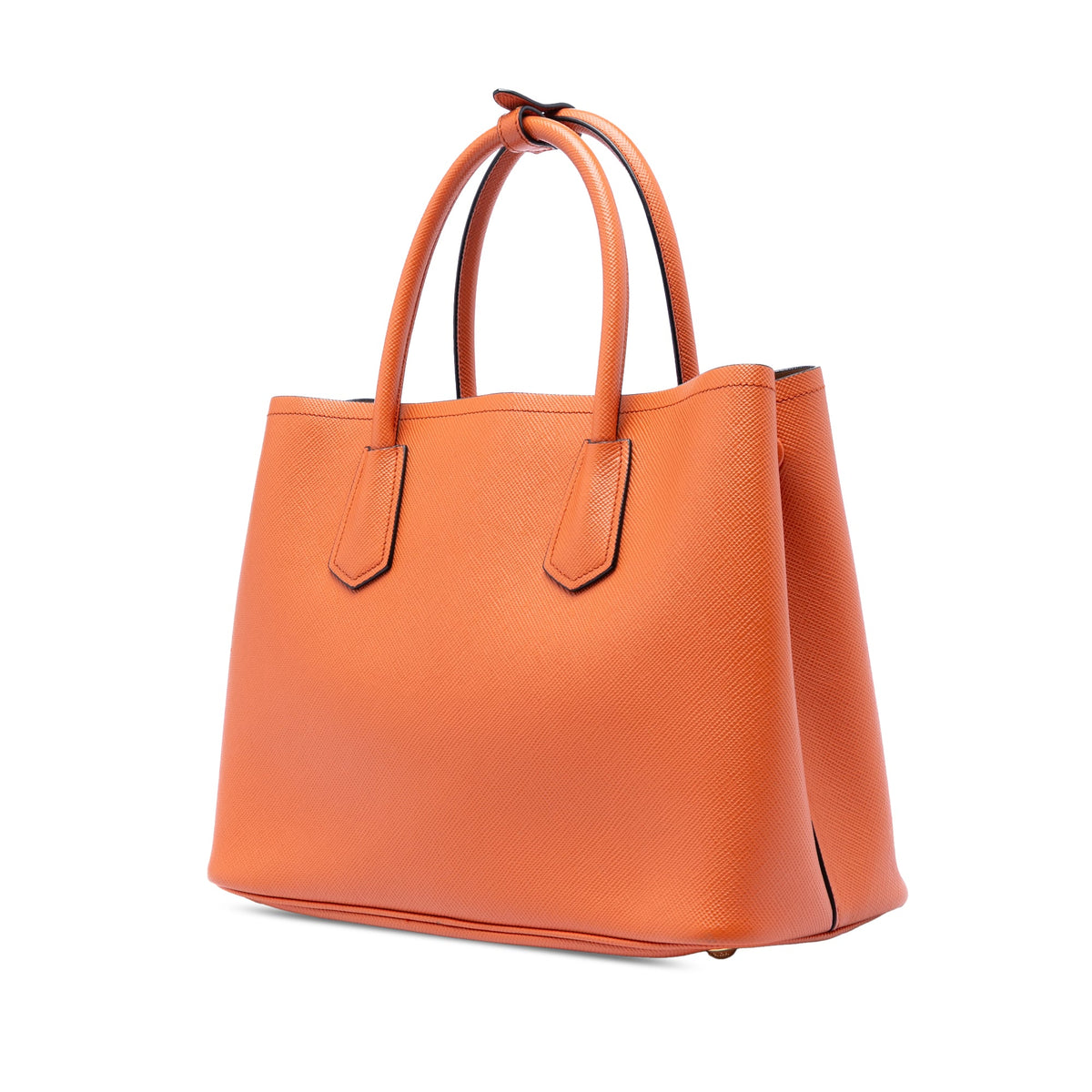 Prada Medium Saffiano Cuir Double Handle Satchel