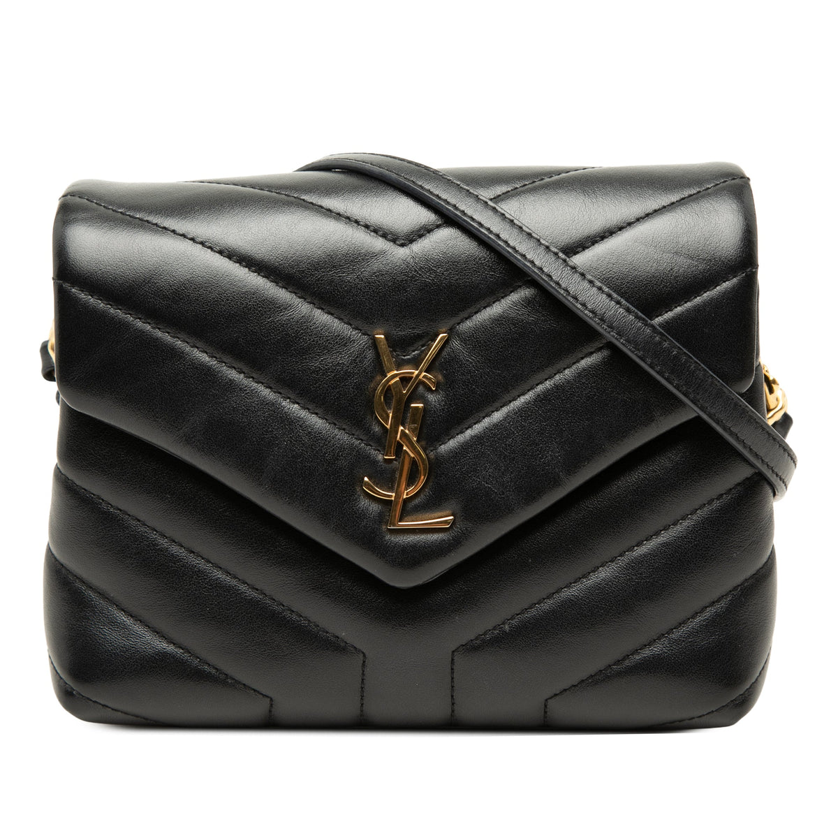 Saint Laurent Toy Matelasse Calfskin Monogram LouLou Crossbody