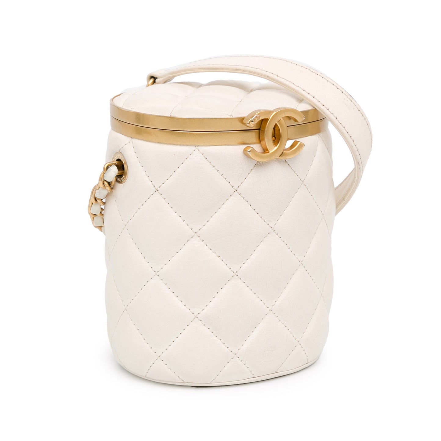 Chanel Small Quilted Lambskin Crown Box Bag