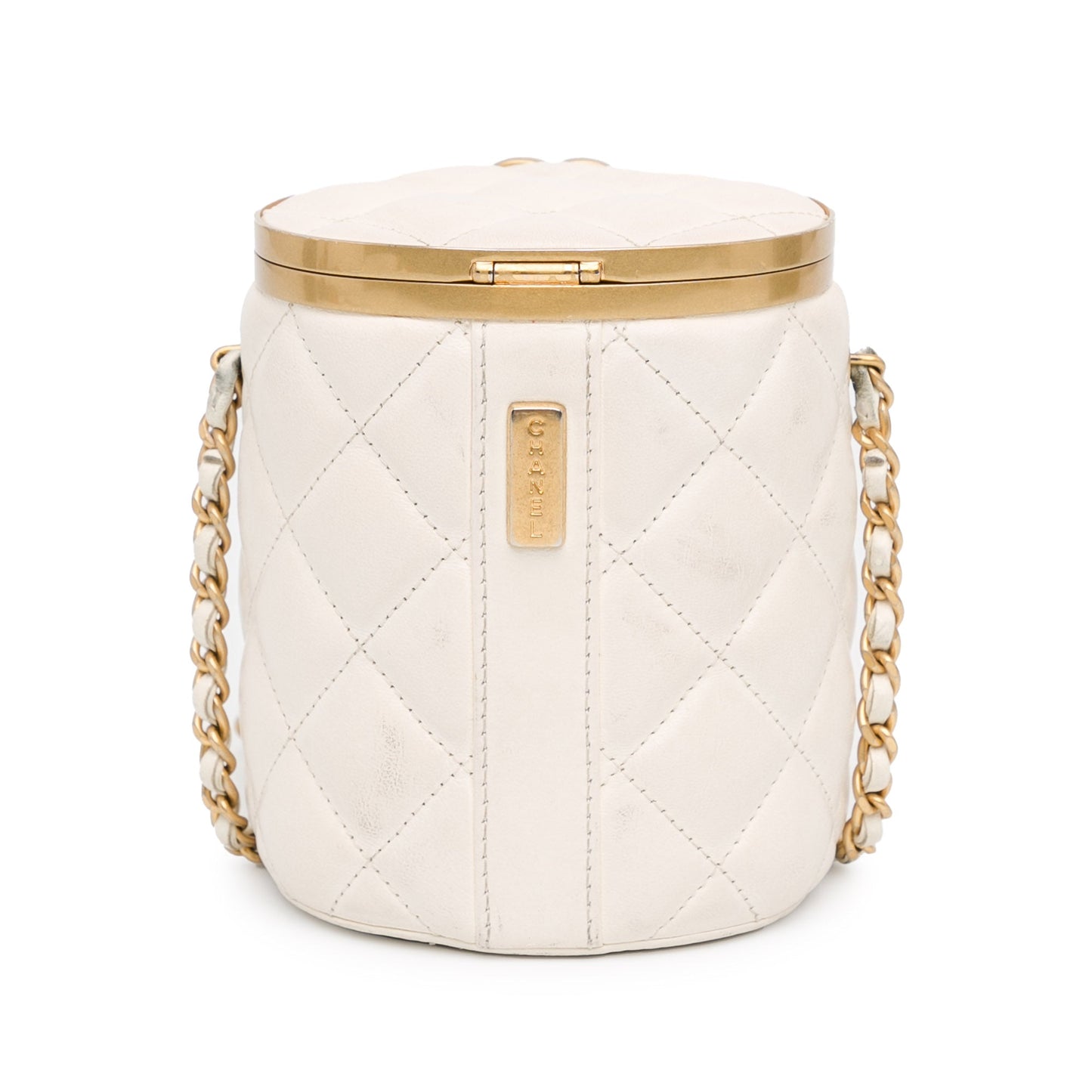 Chanel Small Quilted Lambskin Crown Box Bag