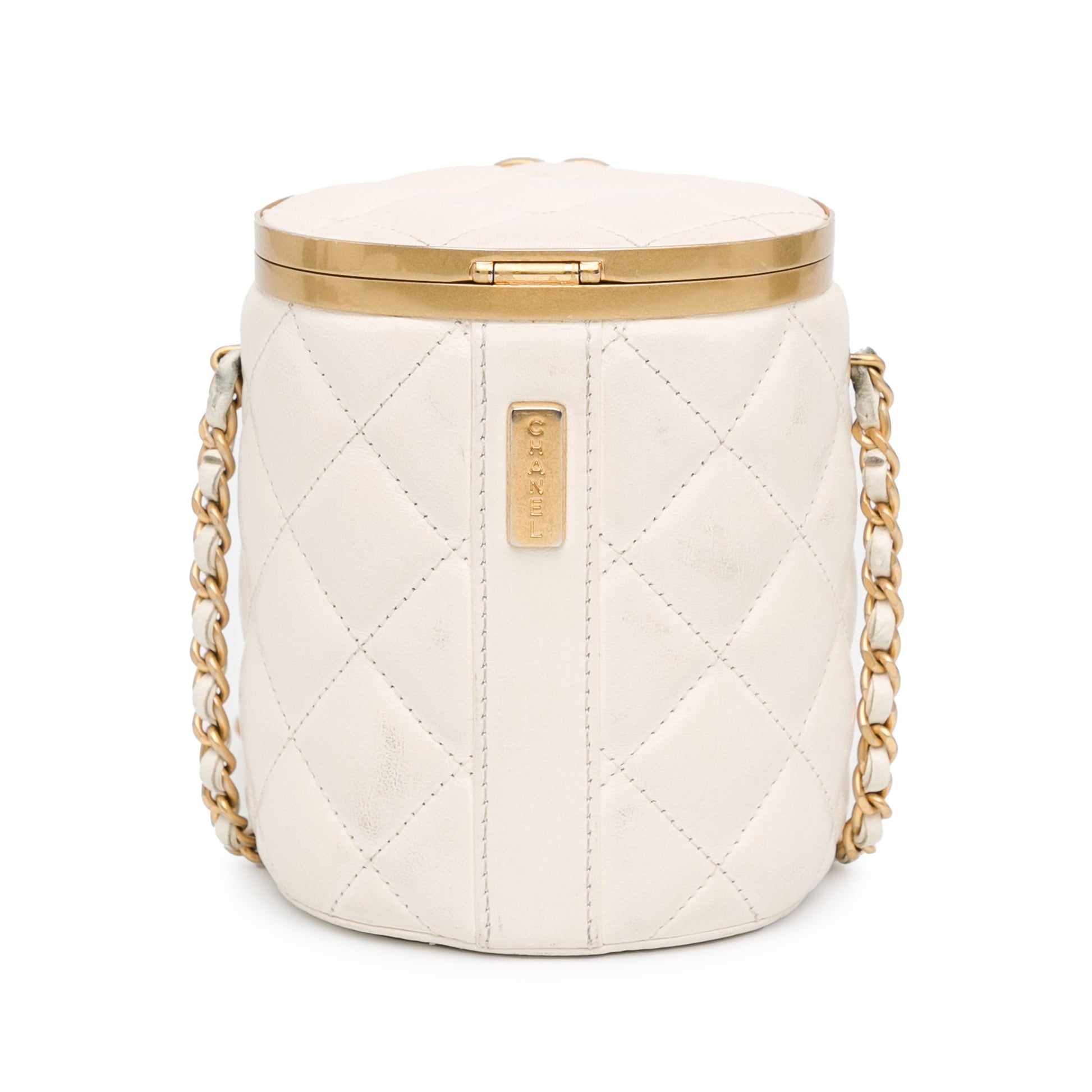 Chanel Small Quilted Lambskin Crown Box Bag