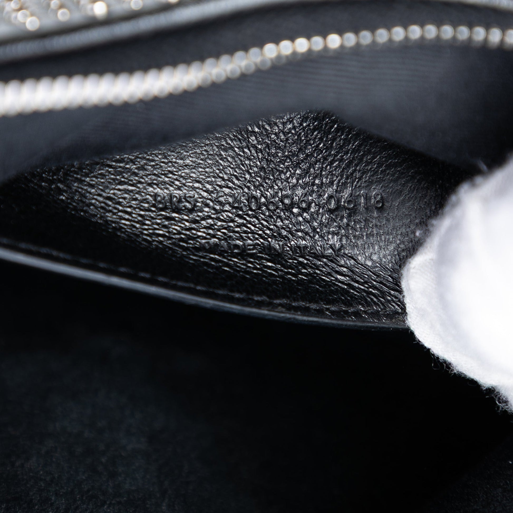 Saint Laurent Studded Calfskin Sac Coeur Heart Tassel Crossbody