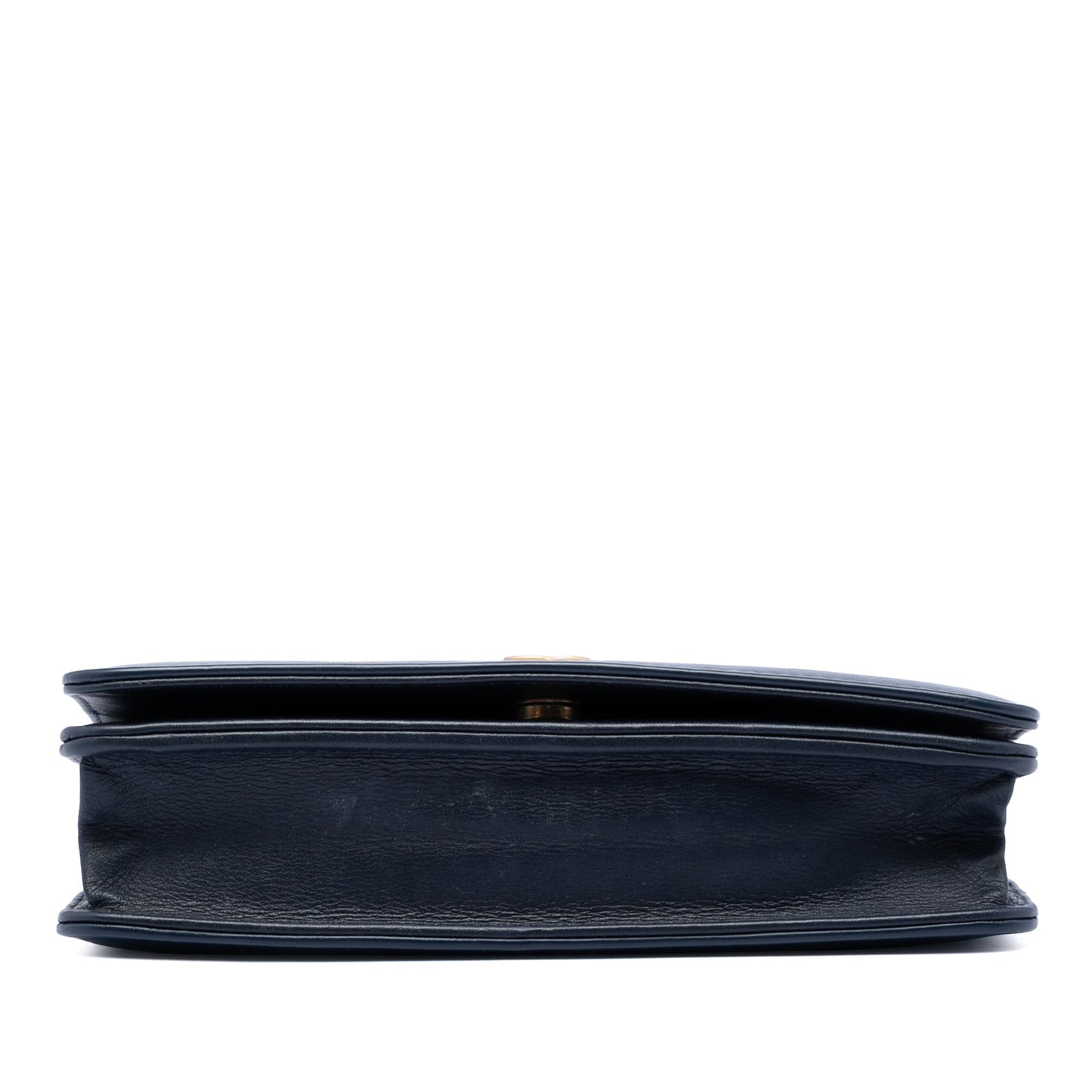 Chanel Printed Denim and Calfskin Gabrielle Wallet On Chain
