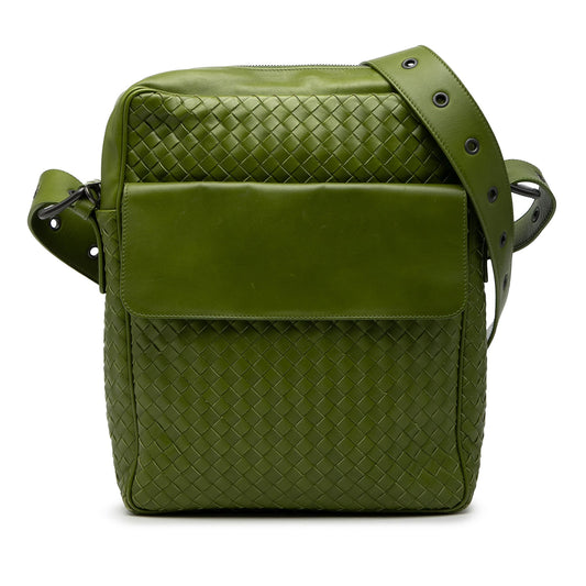 Nappa Intrecciato Messenger Bag