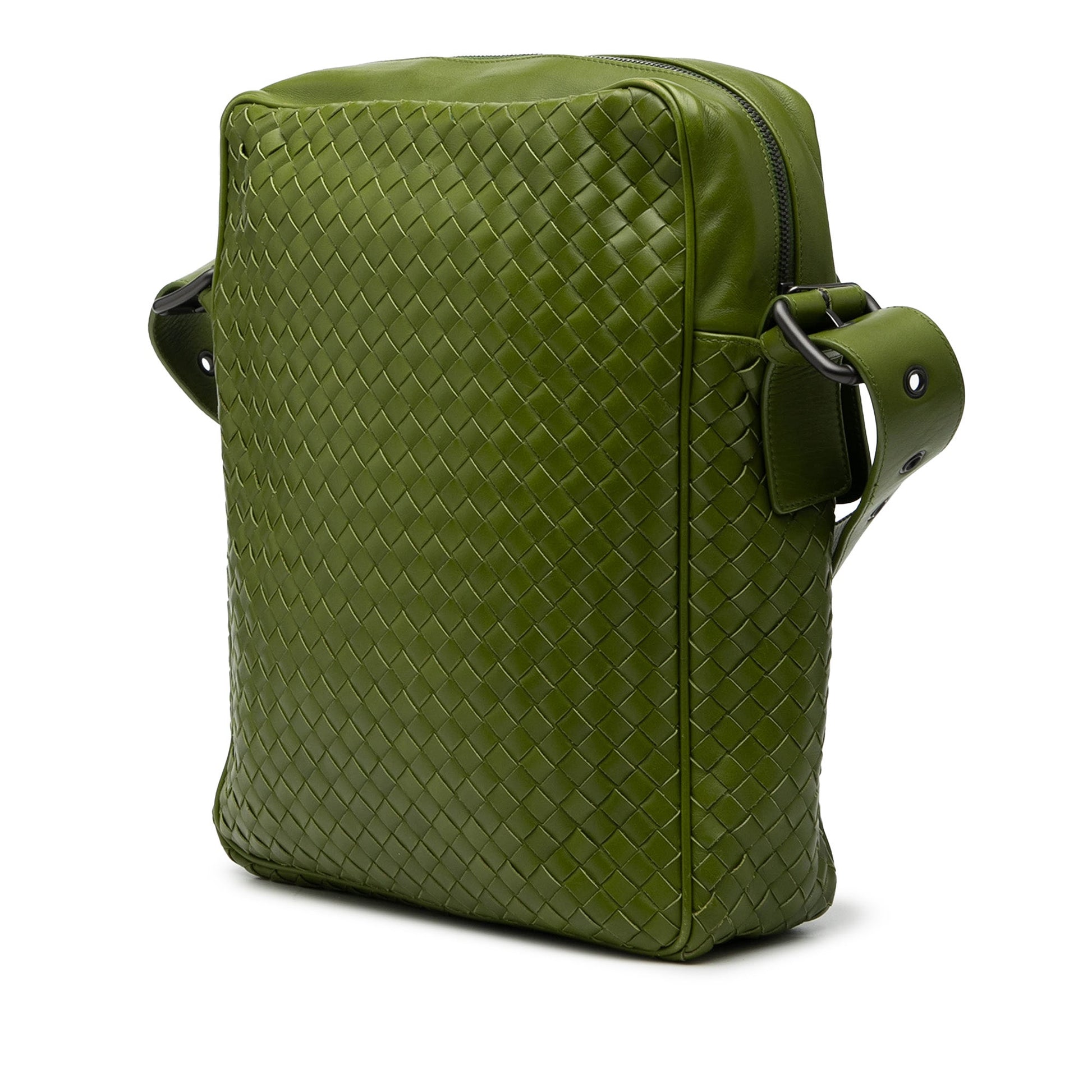 Nappa Intrecciato Messenger Bag