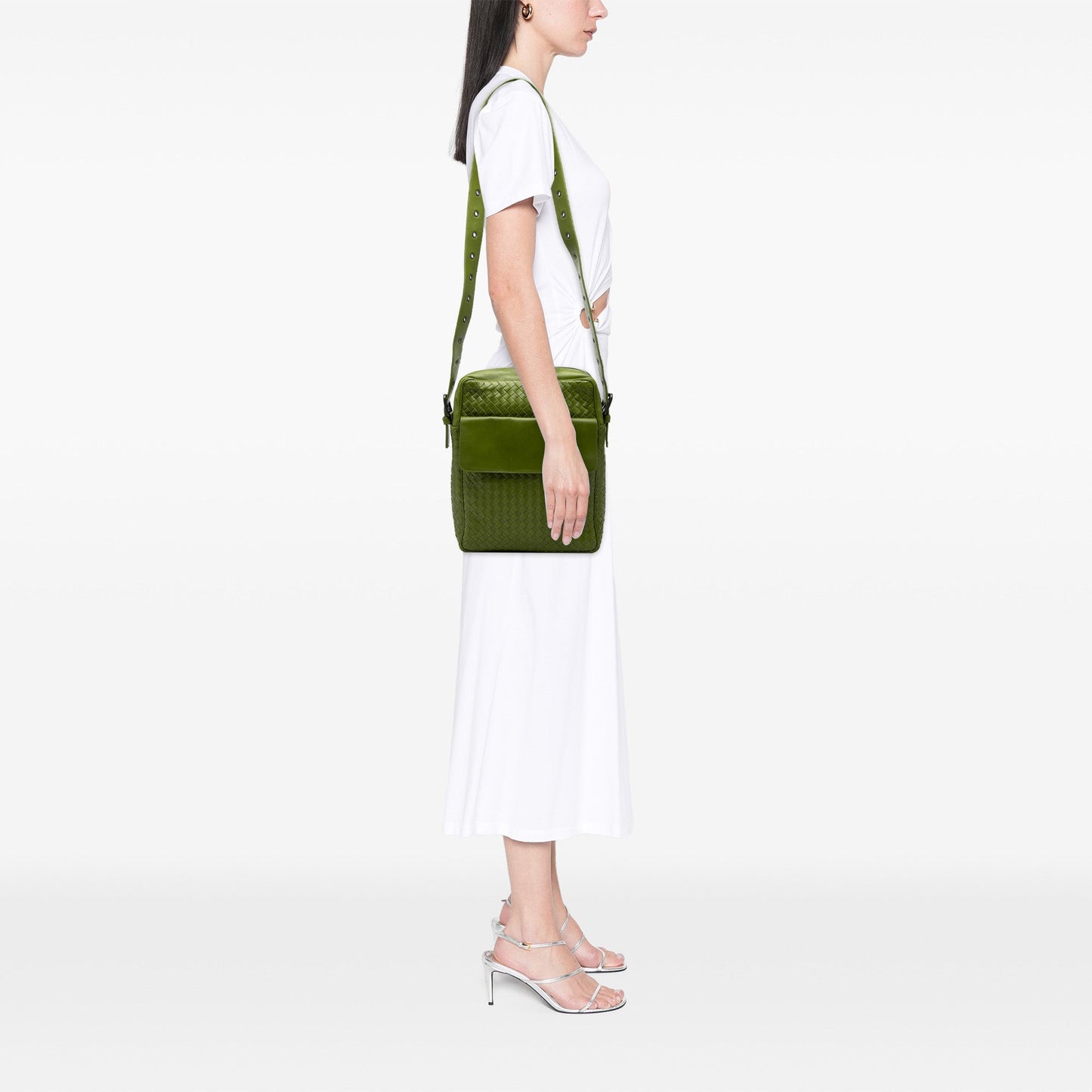 Nappa Intrecciato Messenger Bag