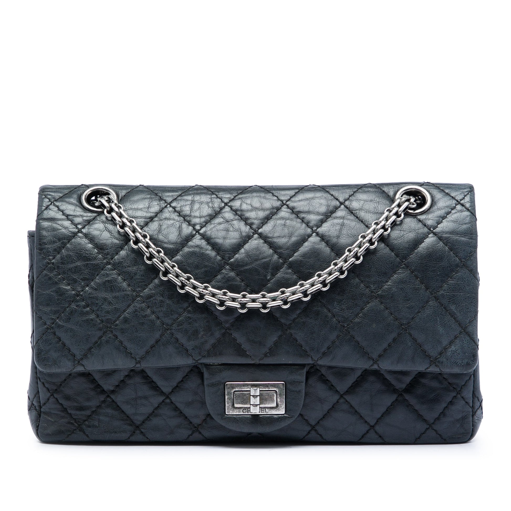 Chanel Quilted Aged Calfskin Reissue 2.55 Double Flap 225