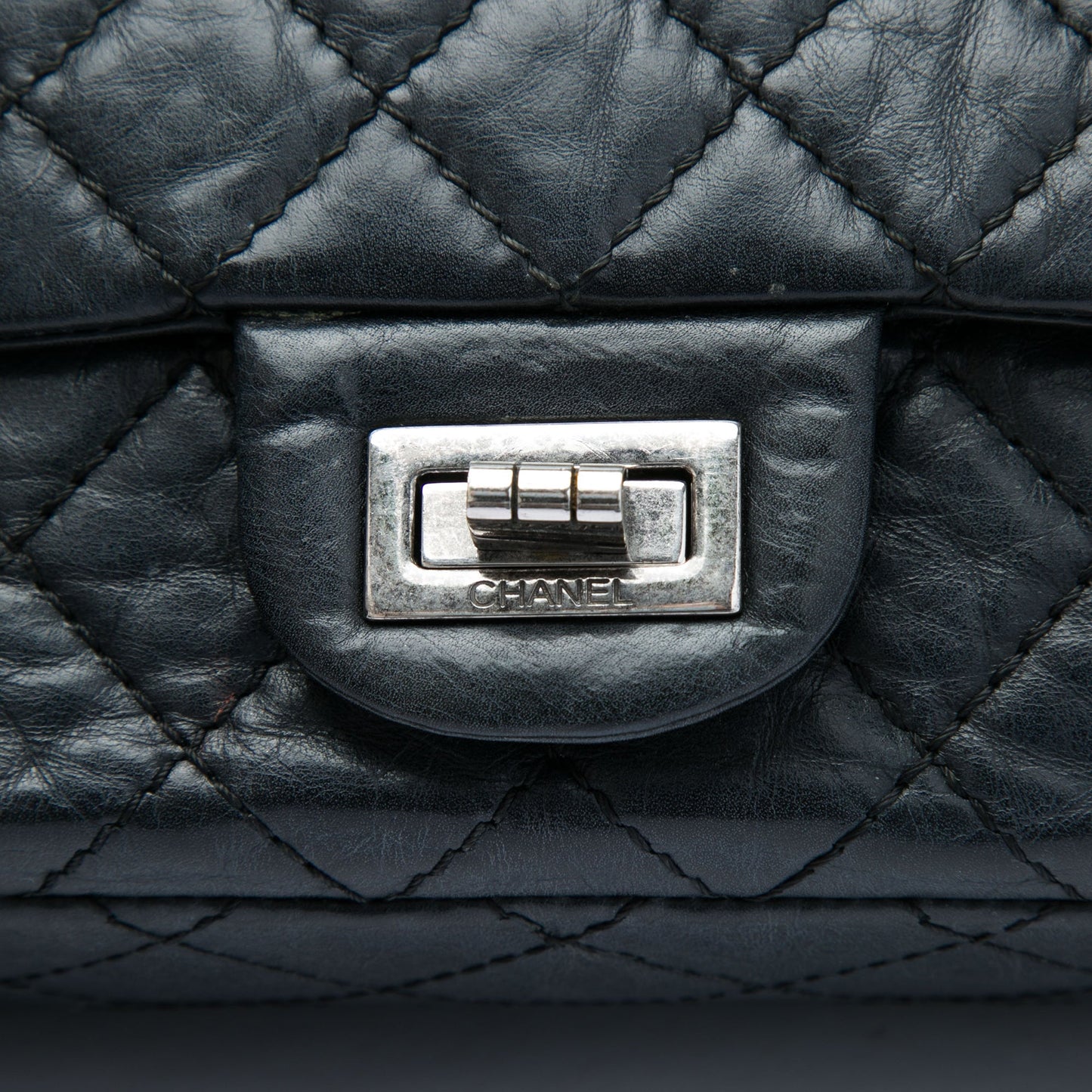 Chanel Quilted Aged Calfskin Reissue 2.55 Double Flap 225