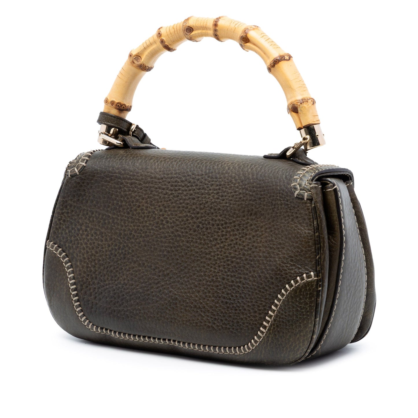 Medium Leather New Bamboo Satchel