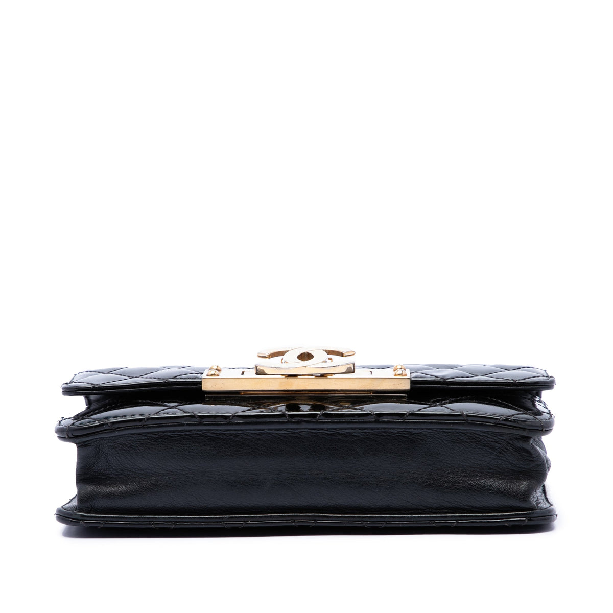 Chanel Quilted Patent Golden Class Wallet on Chain