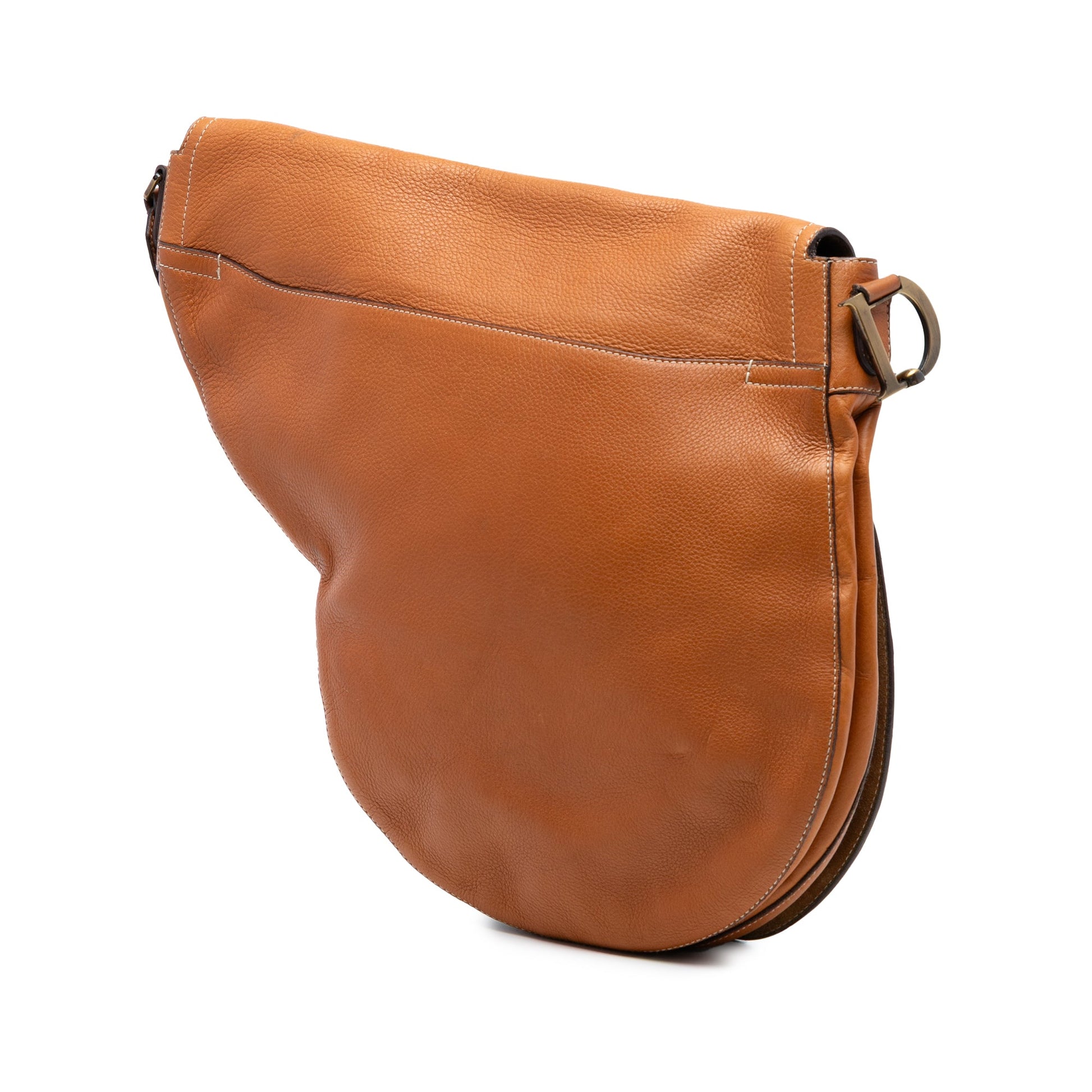 Dior Leather Baudrier Saddle Bag