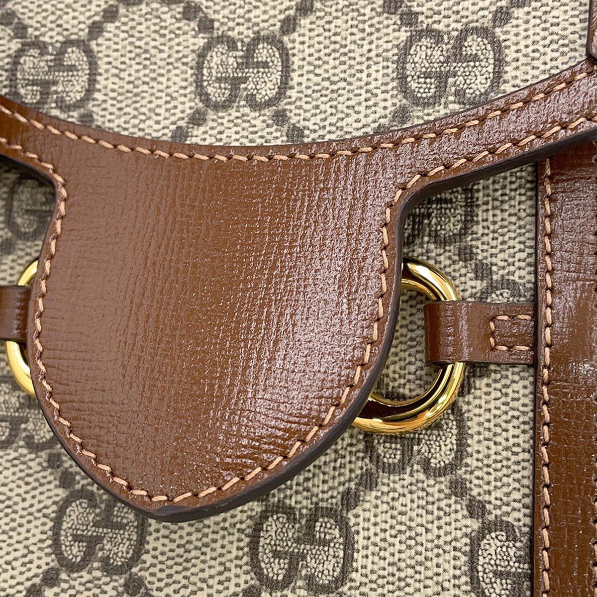 Gucci Mini GG Supreme Horsebit 1955 Crossbody