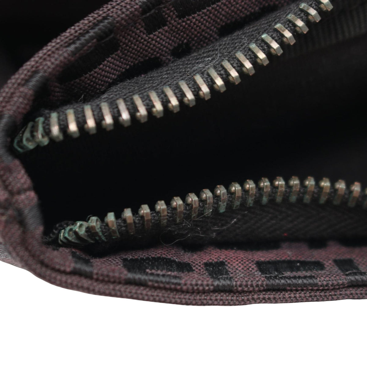 Fendi Zucchino Canvas Tote — Black