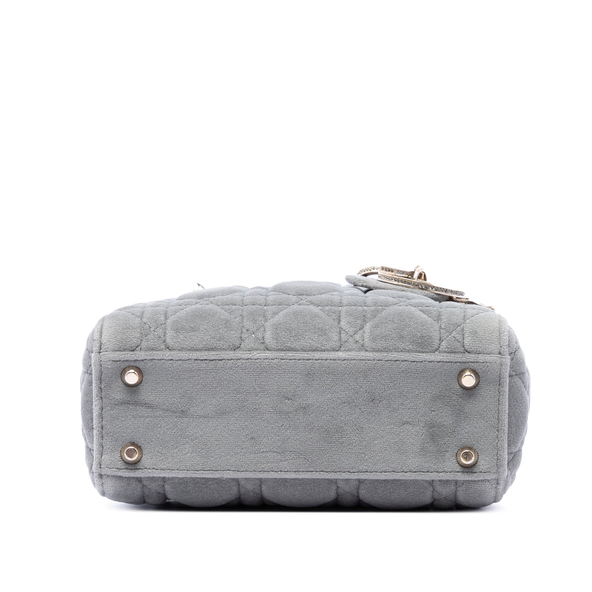 Dior Mini Velvet Cannage Lady Dior