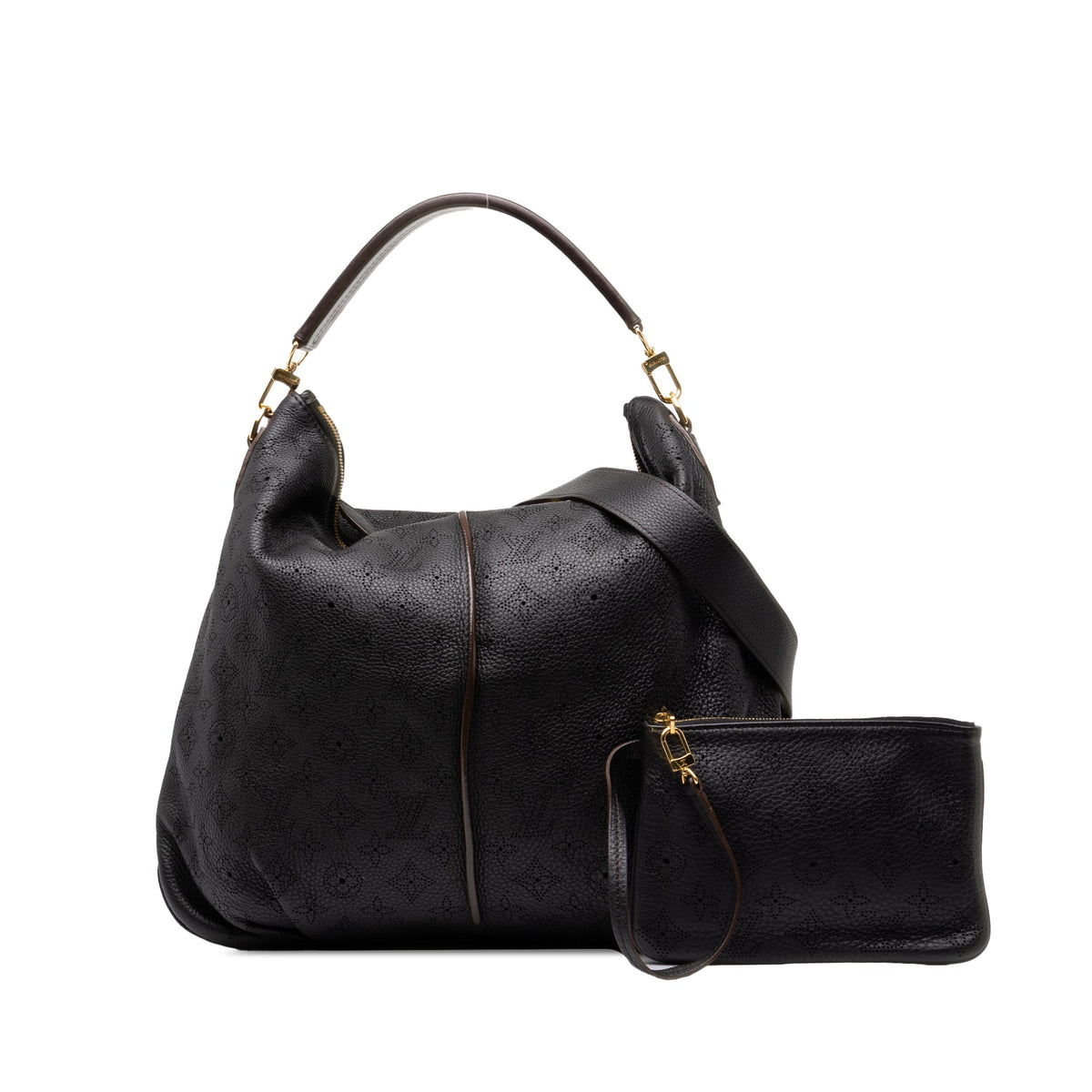 Louis Vuitton Monogram Mahina Selene MM — Black