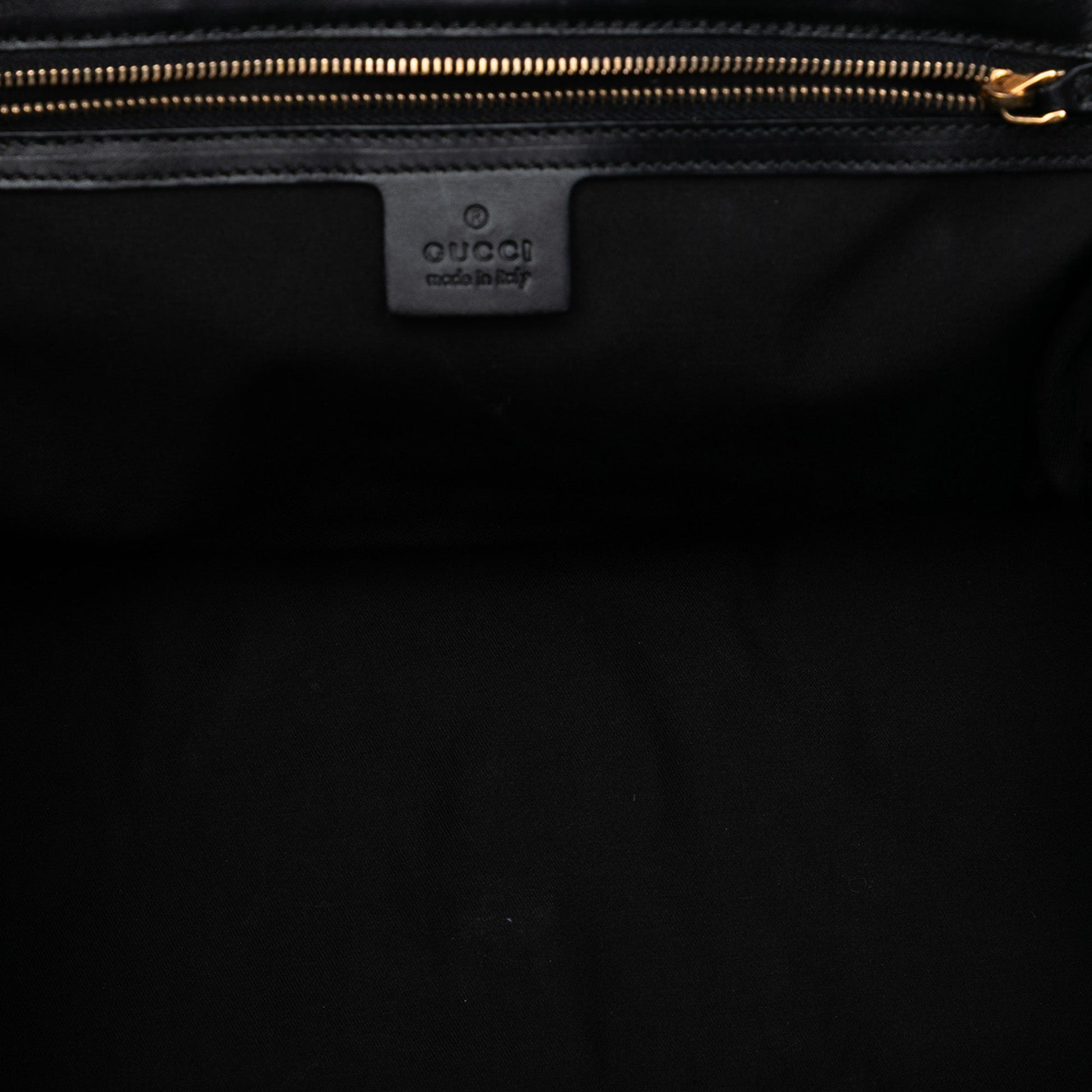 Gucci GG Canvas and Leather Dialux Queen Tote