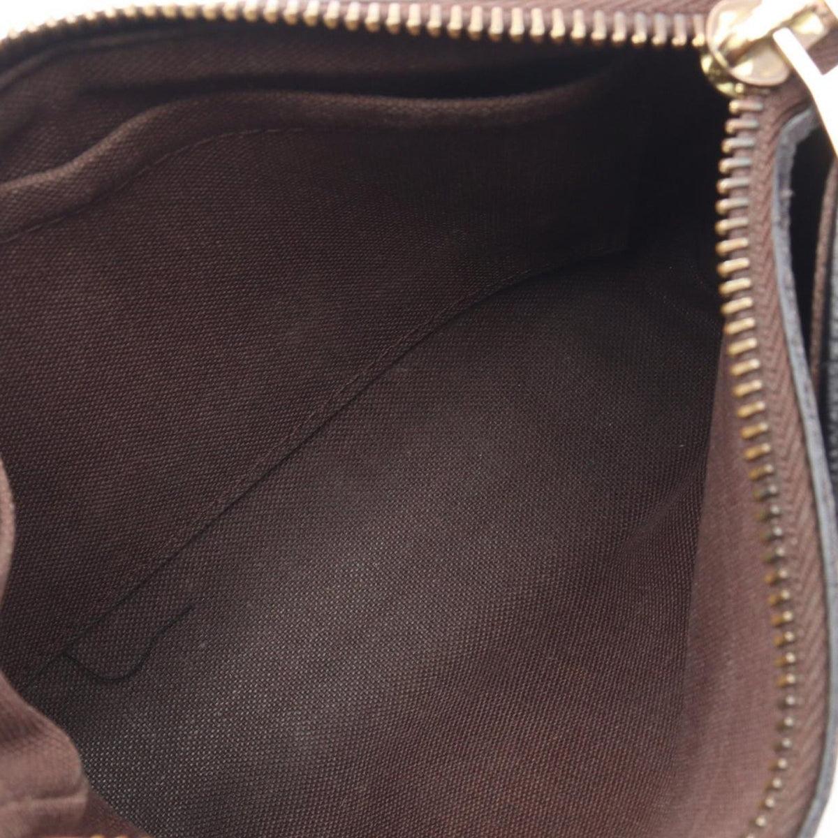 Louis Vuitton Monogram Pallas Clutch — Brown