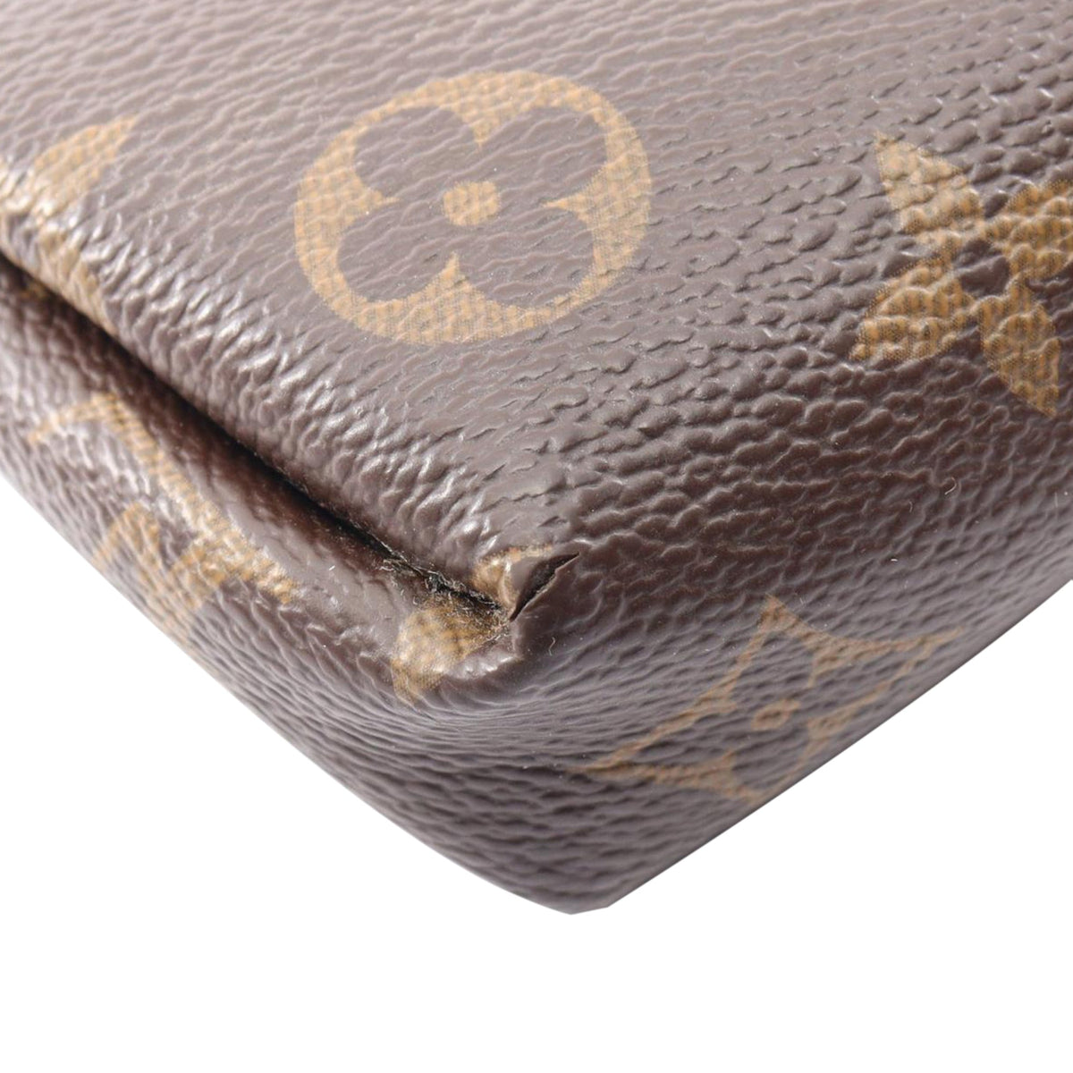 Louis Vuitton Monogram Pallas Clutch — Brown