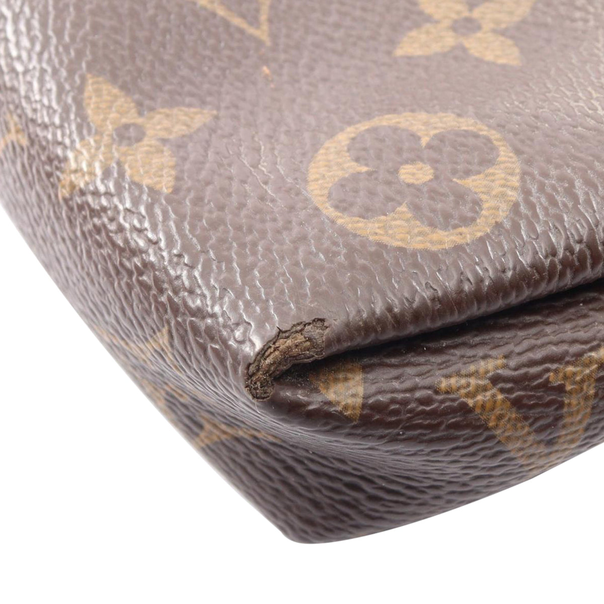 Louis Vuitton Monogram Pallas Clutch — Brown