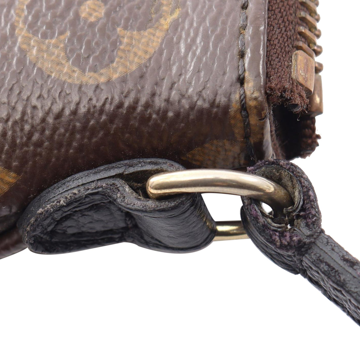 Louis Vuitton Monogram Pallas Clutch — Brown