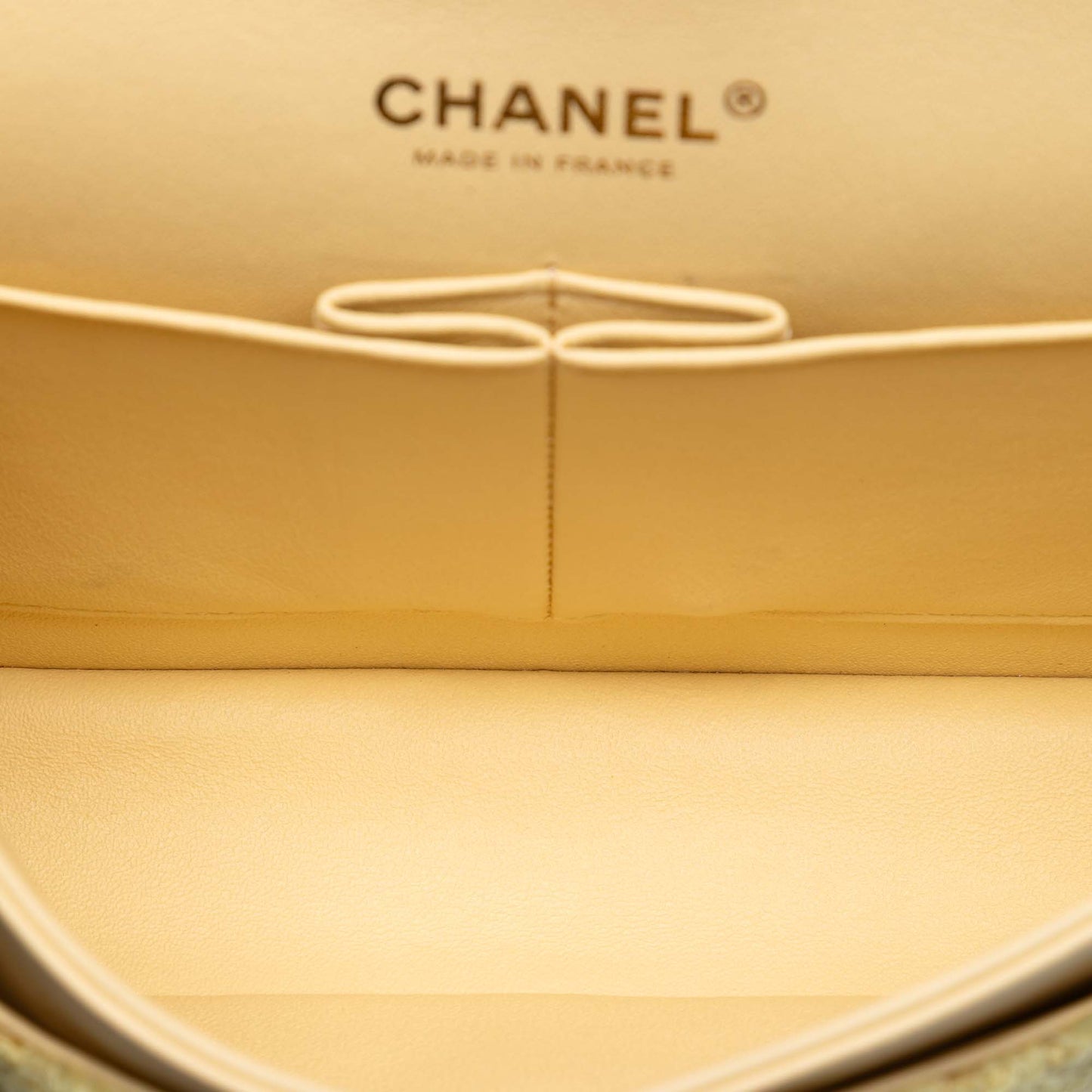 Chanel Medium Classic Fringed Tweed Double Flap