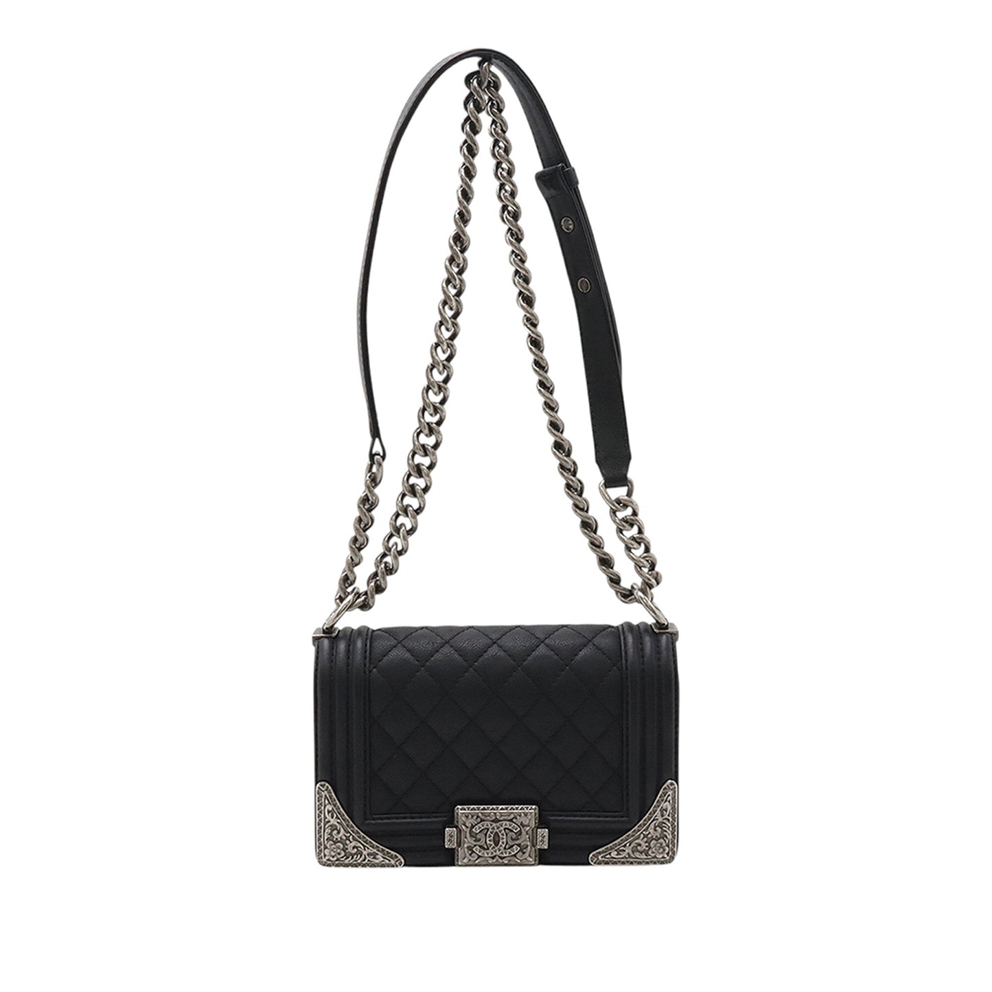Chanel Paris Dallas Small Quilted Calfskin Cowboy Boy Flap