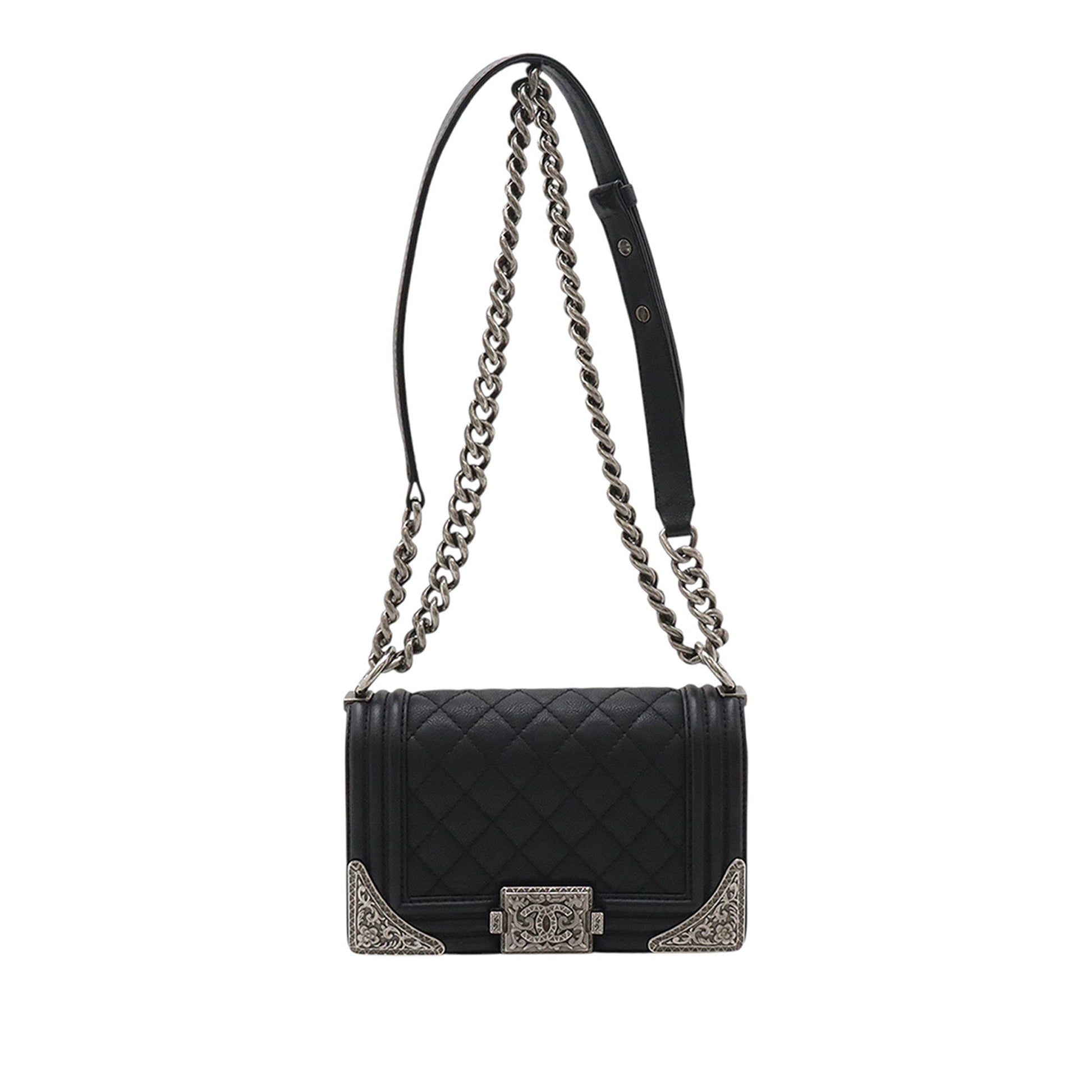 Chanel Paris Dallas Small Quilted Calfskin Cowboy Boy Flap