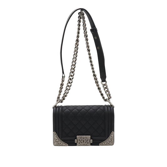 Chanel Paris Dallas Small Quilted Calfskin Cowboy Boy Flap