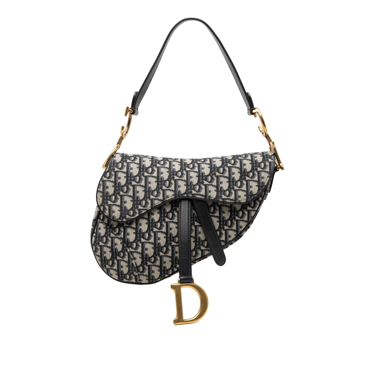 Dior Oblique Canvas Saddle Bag