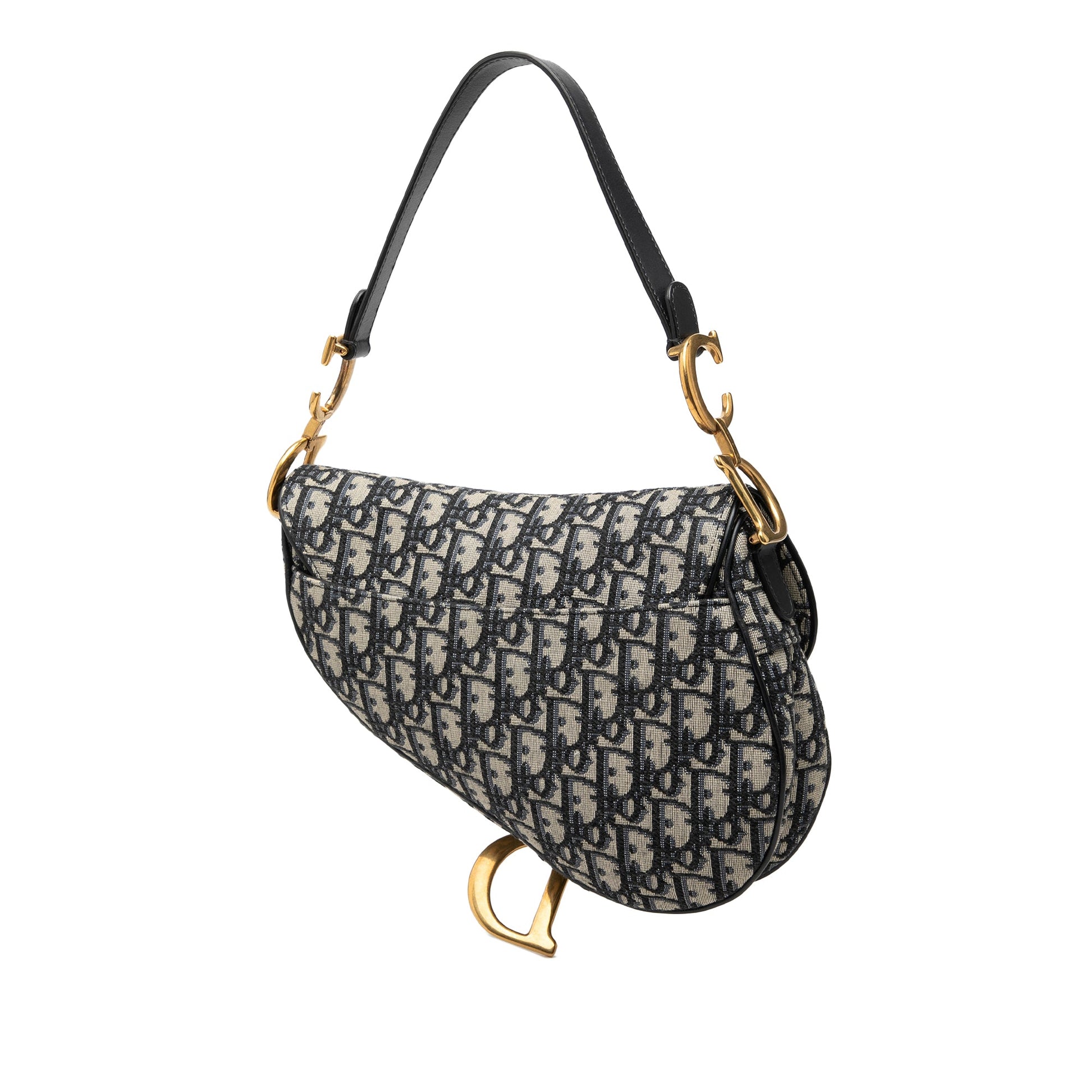 Dior Oblique Canvas Saddle Bag