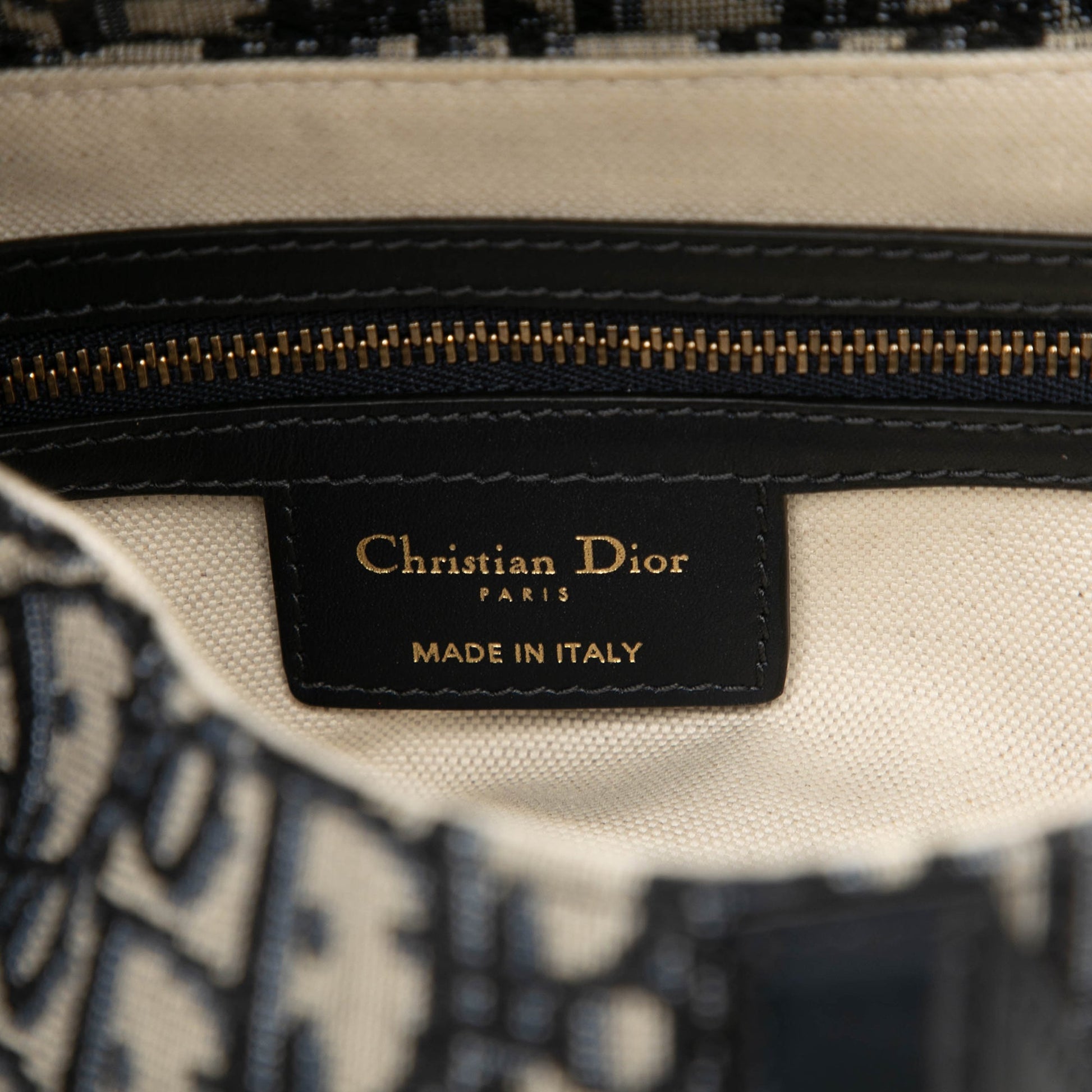 Dior Oblique Canvas Saddle Bag