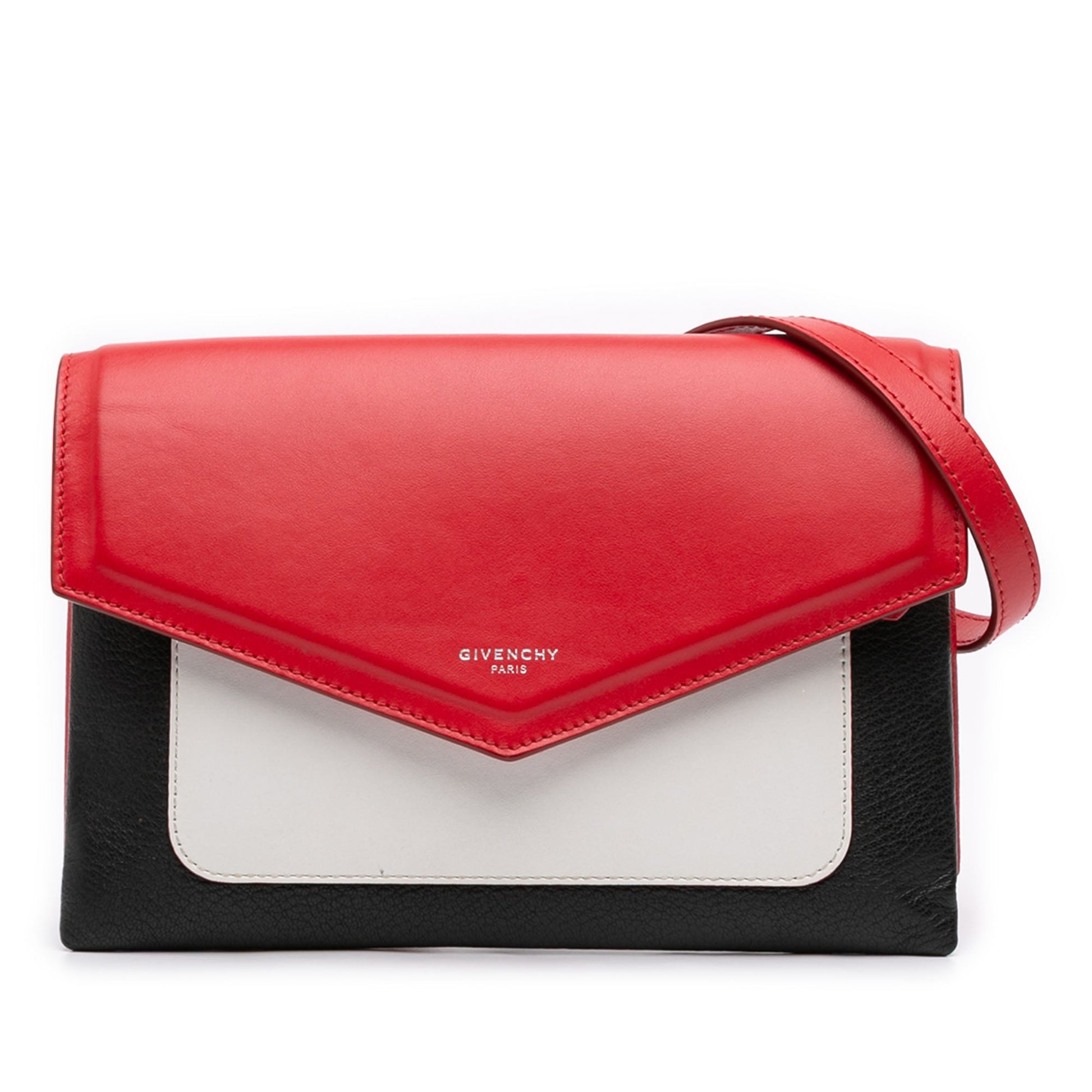 Tricolor Leather Duetto Crossbody
