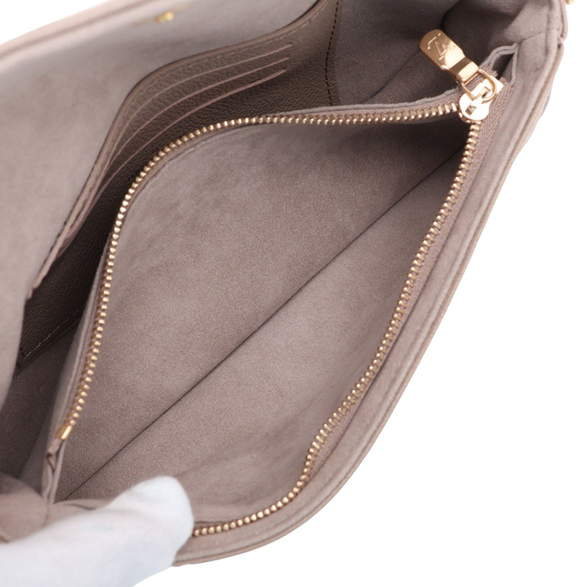 Louis Vuitton Bicolor Monogram Empreinte Giant Ivy Wallet on Chain — Brown
