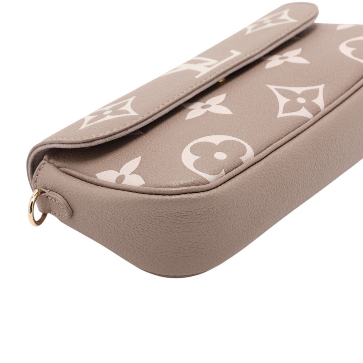 Louis Vuitton Bicolor Monogram Empreinte Giant Ivy Wallet on Chain — Brown