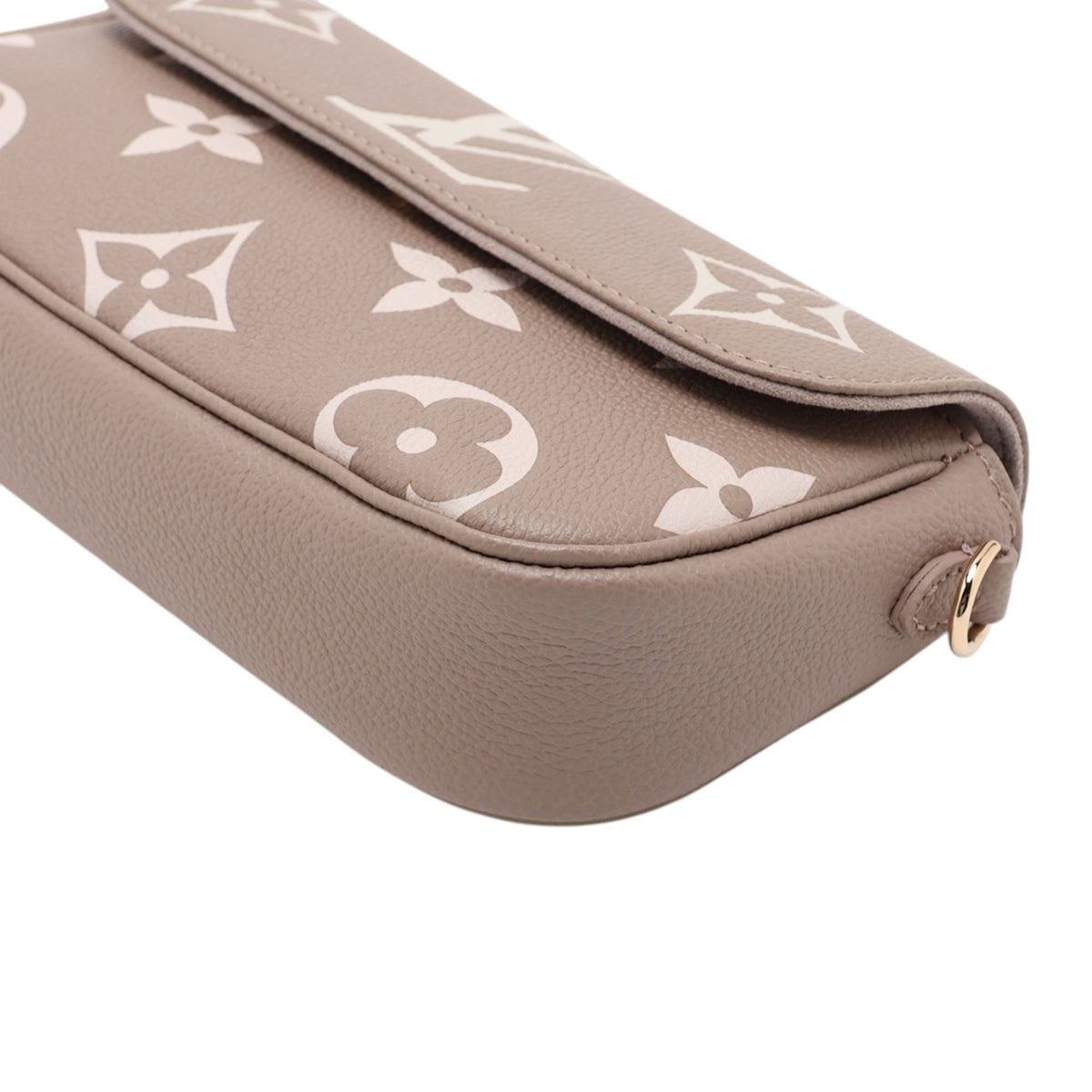 Louis Vuitton Bicolor Monogram Empreinte Giant Ivy Wallet on Chain — Brown