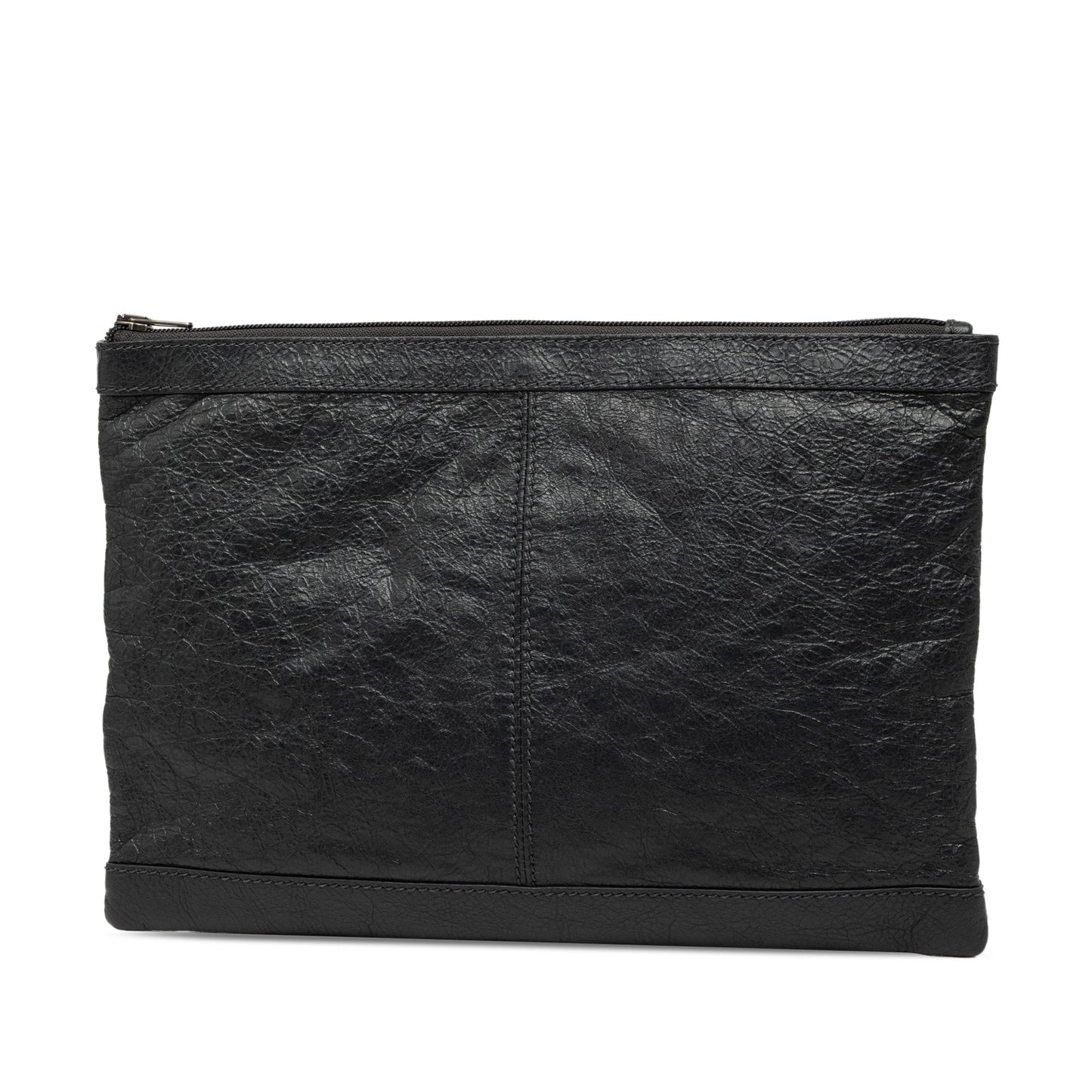 Balenciaga Lambskin Motocross Classic Clip Clutch