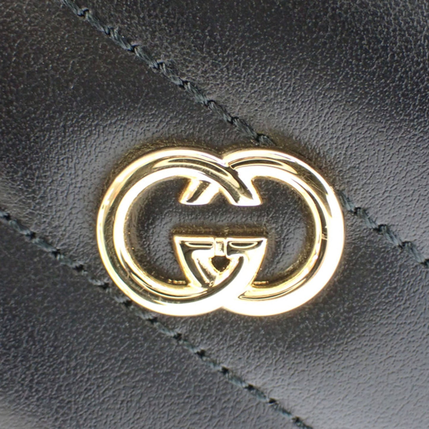 Gucci Mini Matelasse Diagonal Calfskin Interlocking G Heart Crossbody